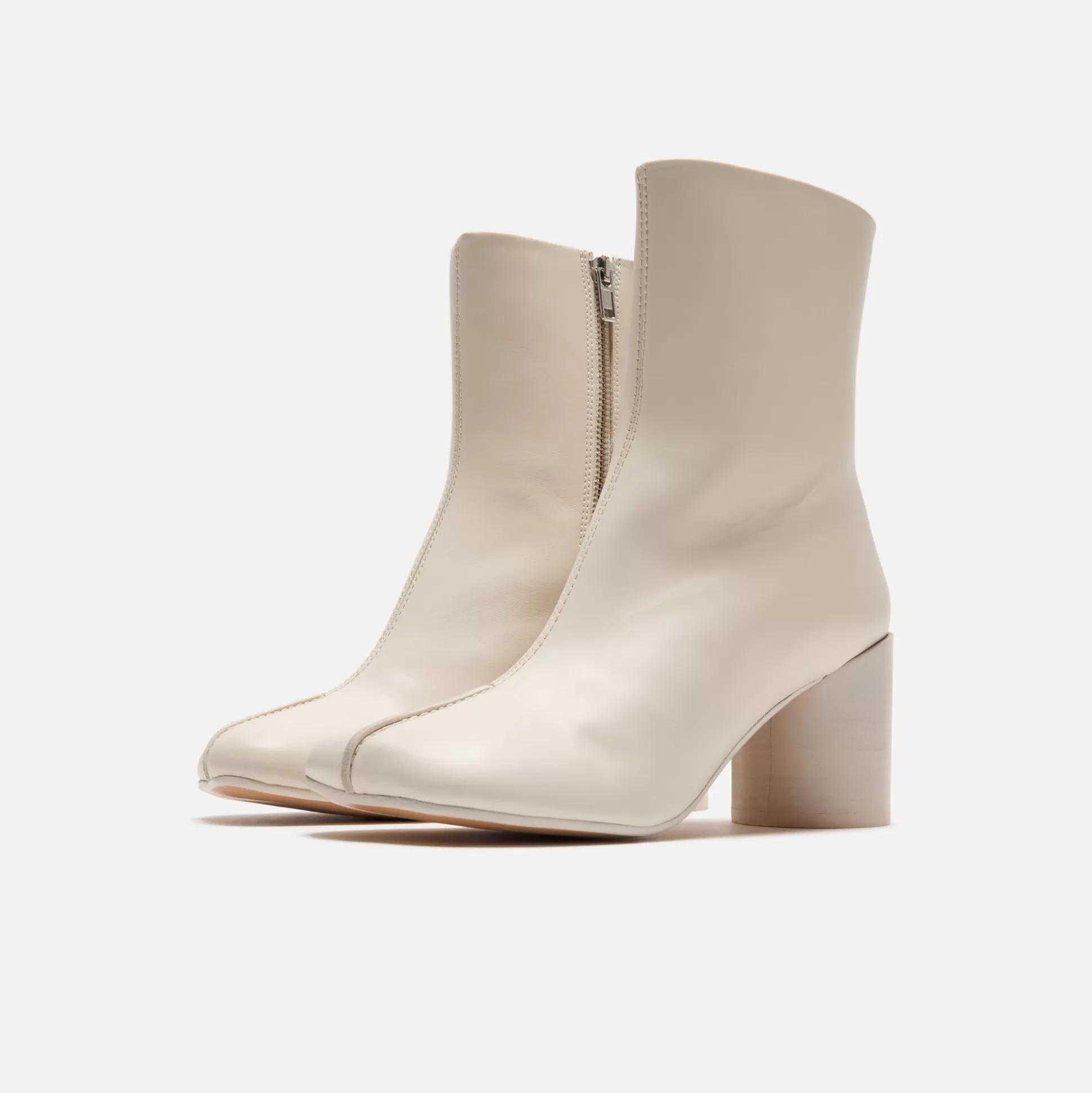 Sale MM6 Maison Margiela leather ankle boot Sandshell