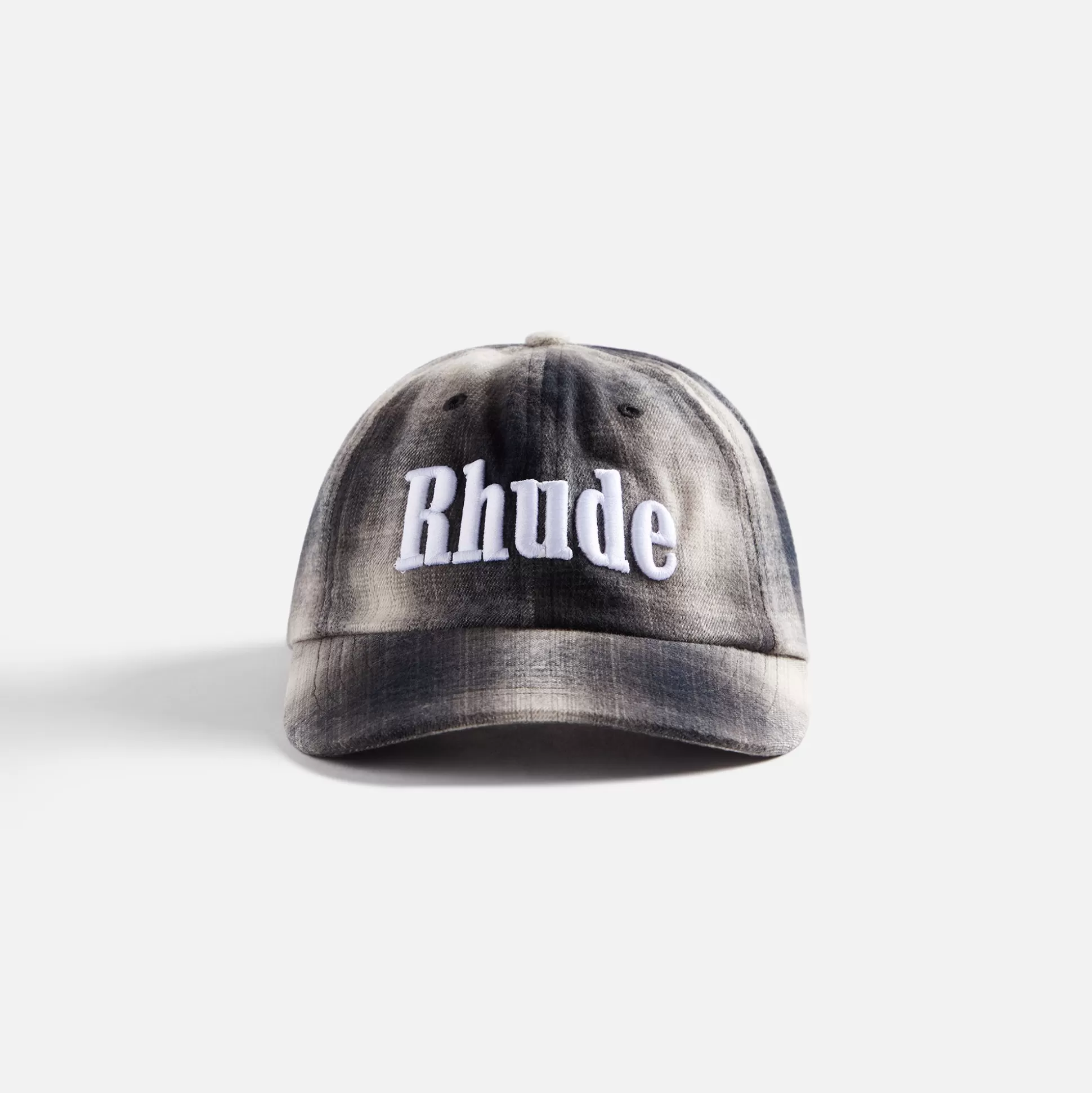 Sale Rhude logo flannel 6-panel cap