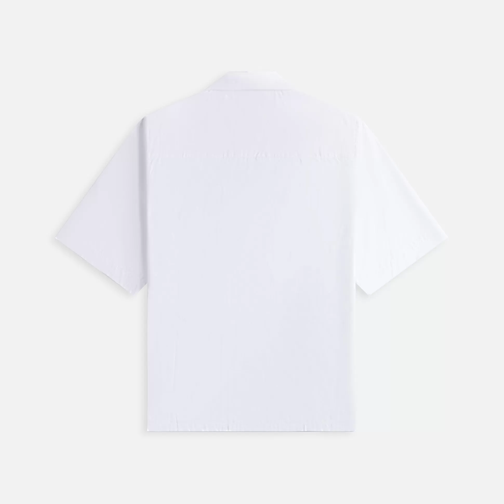 Fashion Marni logo organic poplin shirt with peeping logo Lily White