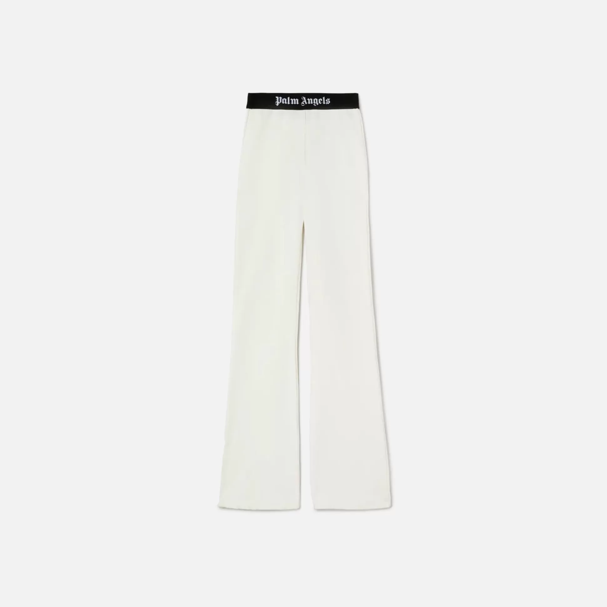 Cheap Palm Angels logo tape flare sweatpants