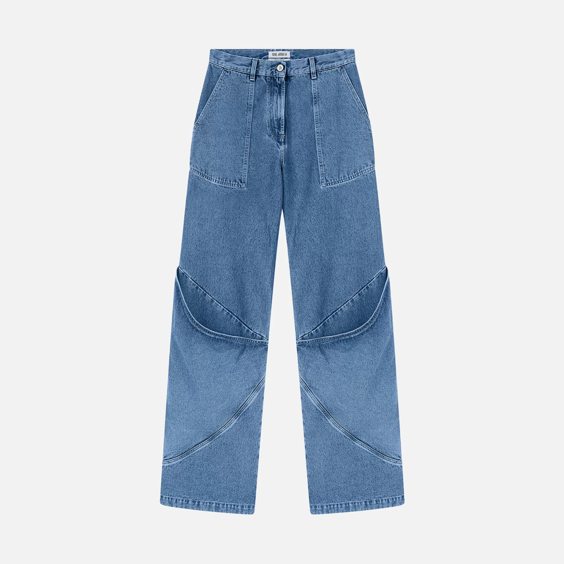 Outlet The Attico long pant Sky Blue