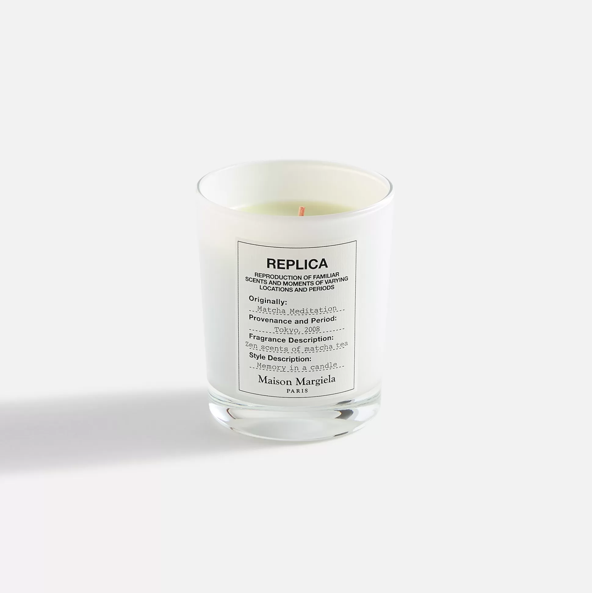 Online Margiela Replica maison matcha meditation candle