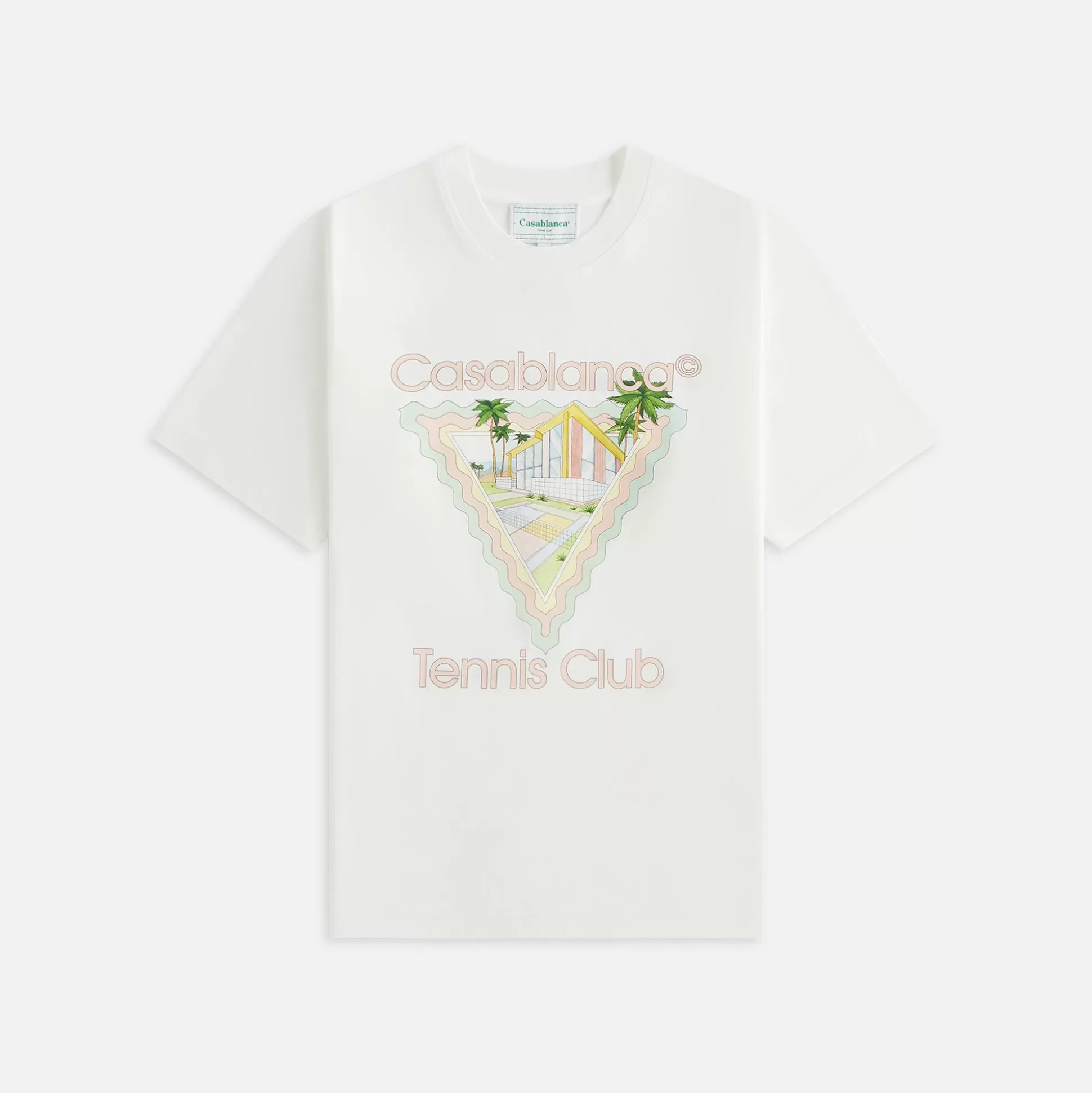 Fashion Casablanca maison de reve tee White