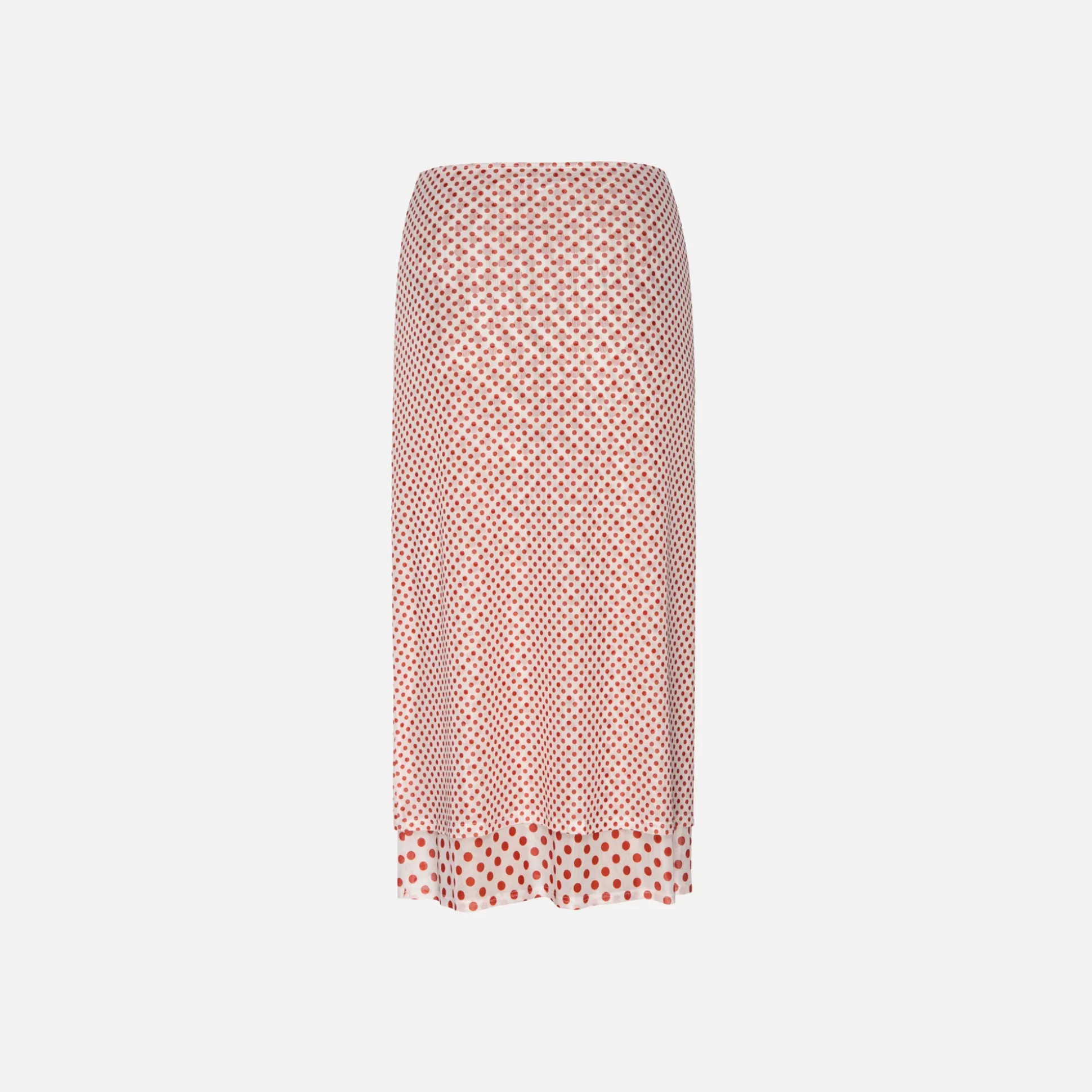 Sale Miaou maria polka dot skirt White