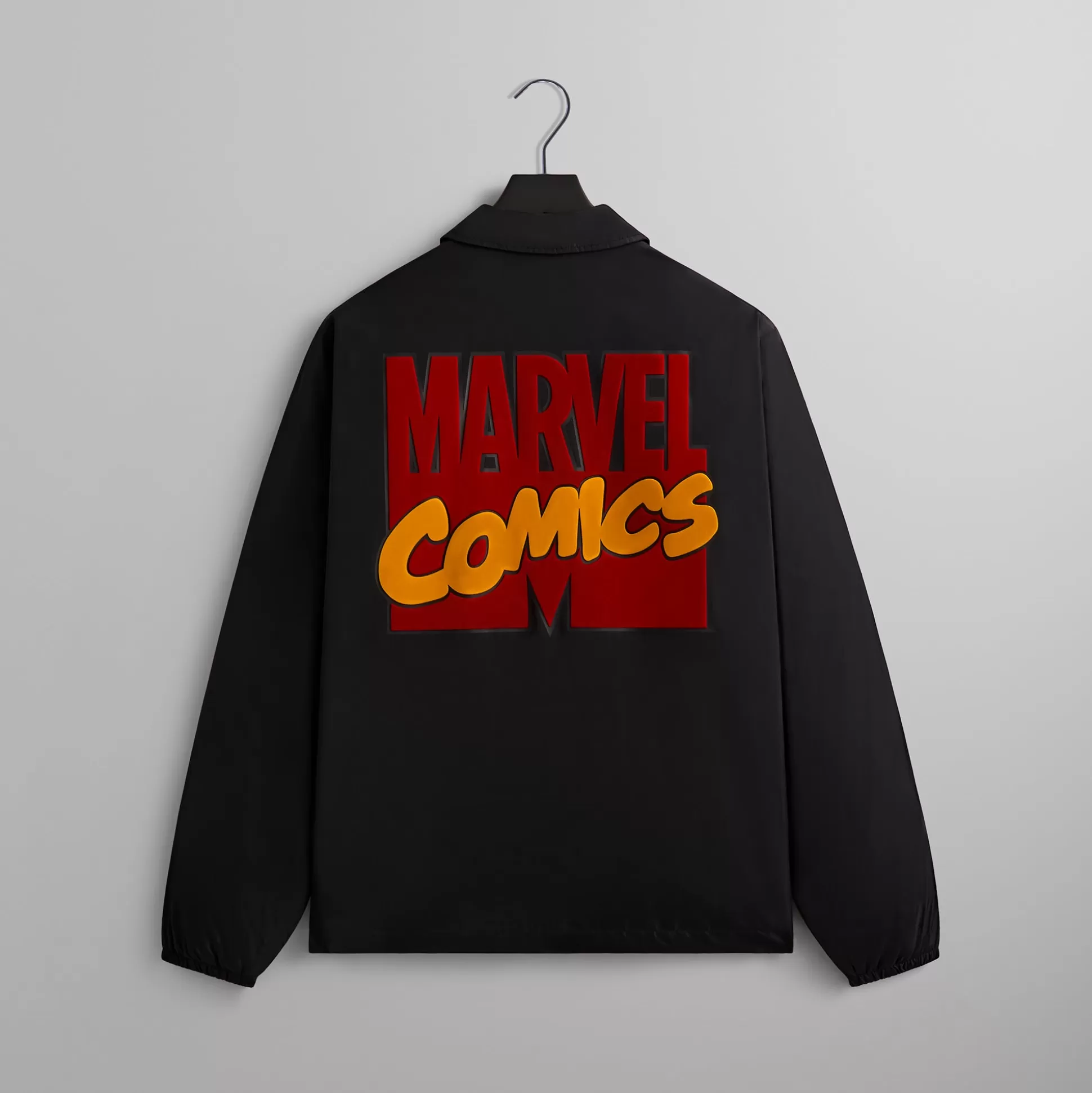 Discount Kith Marvel | Comics Coaches Jacket Black