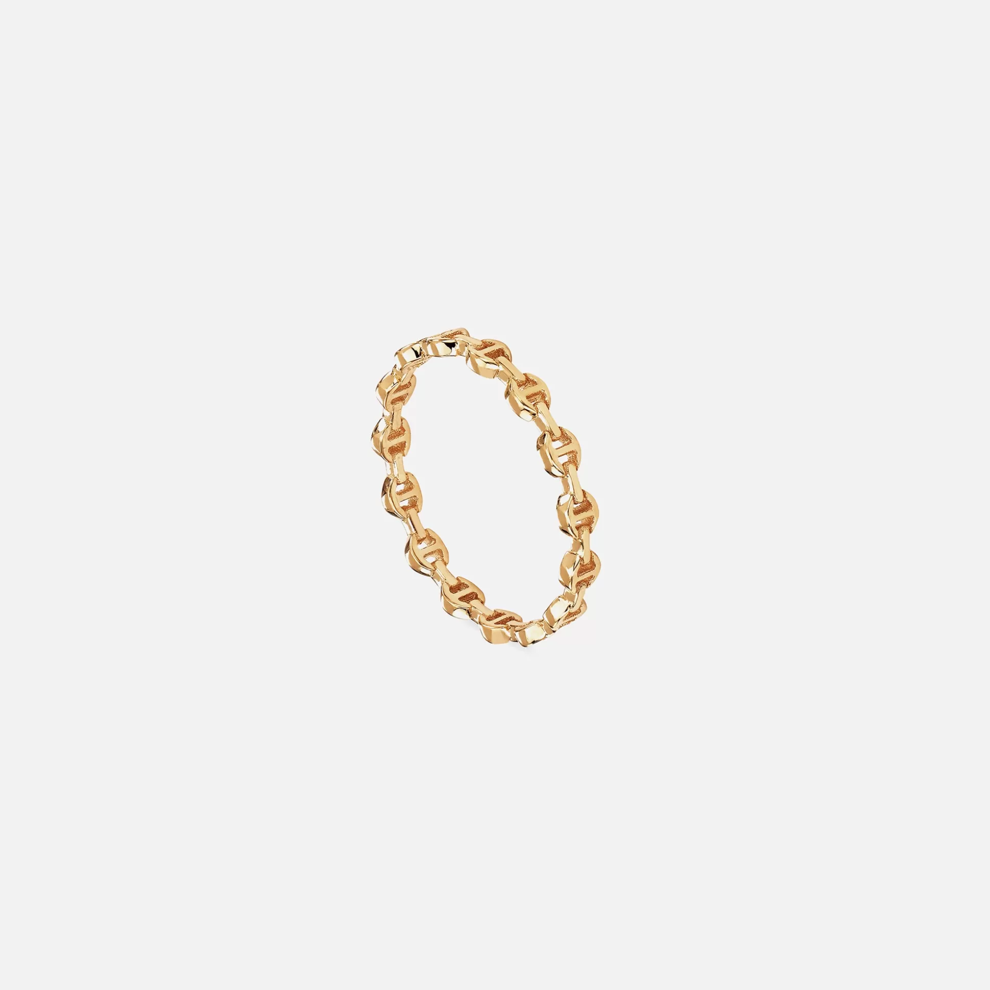 Outlet Hoorsenbuhs micro dame i tri-link ring Yellow Gold