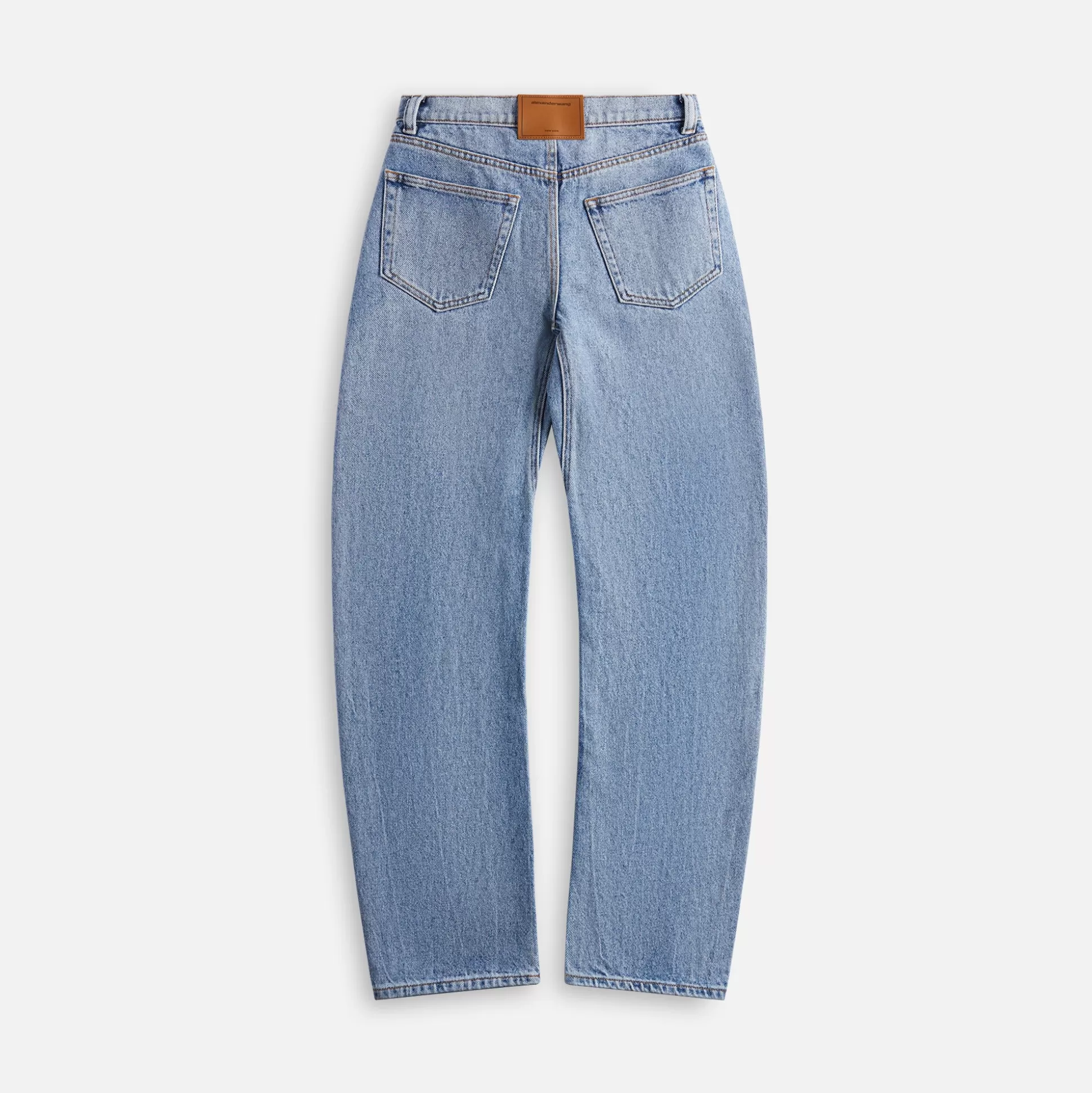 Fashion T by Alexander Wang mid rise bowed gusset jean Classic Light Indigo