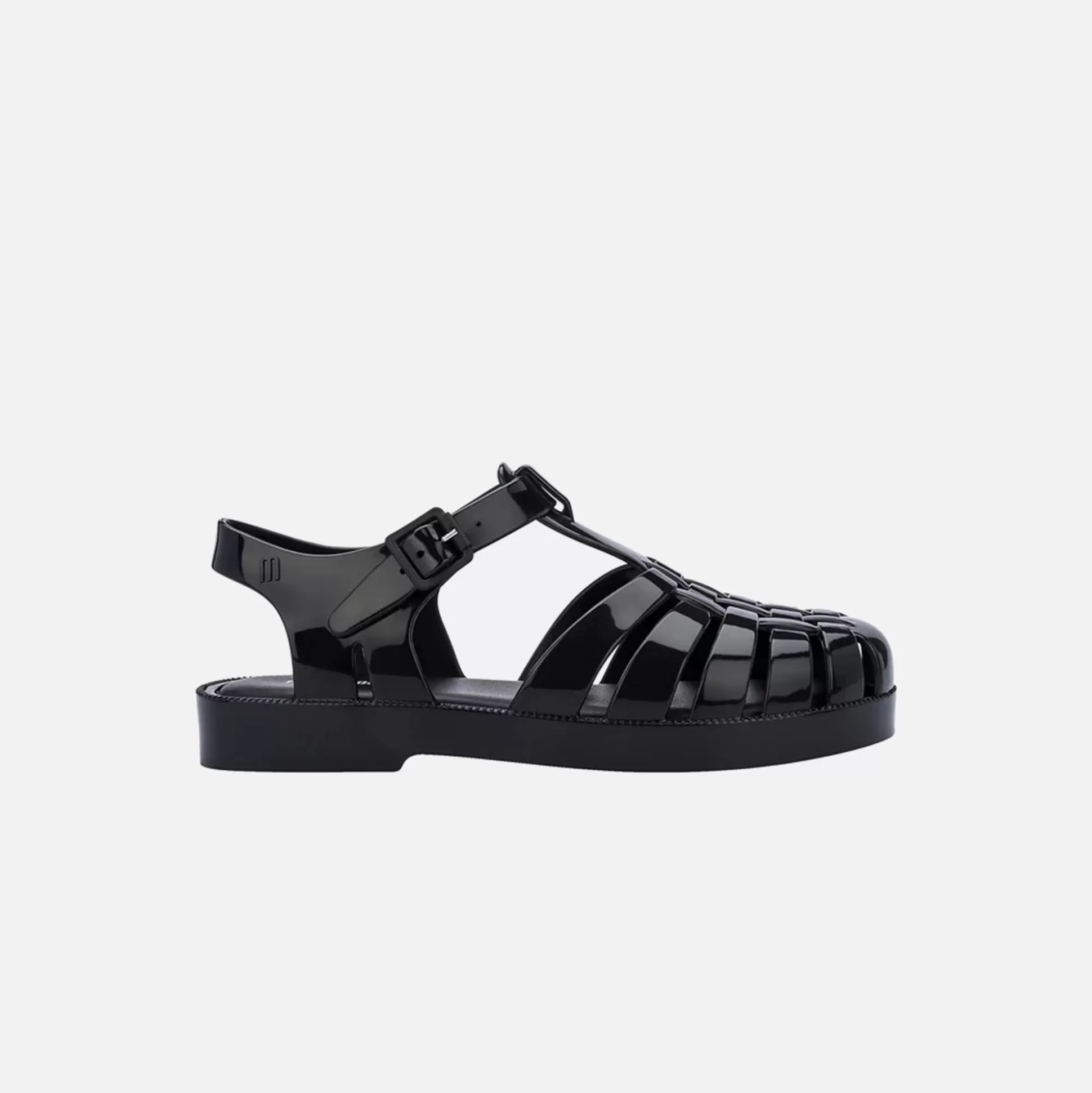 Shop Melissa mini kids possession sandal Black