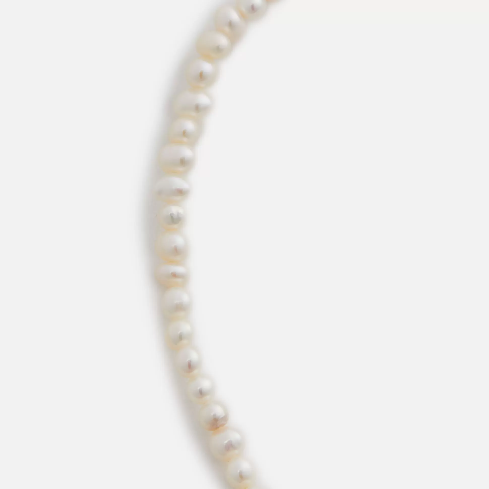 Online Hatton Labs mini pearl chain sterling sliver White