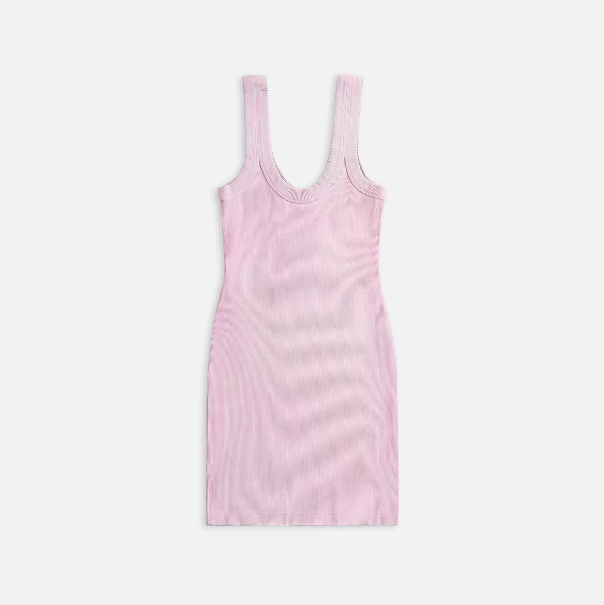 Discount T by Alexander Wang mini tank dress with embossed logo Pink