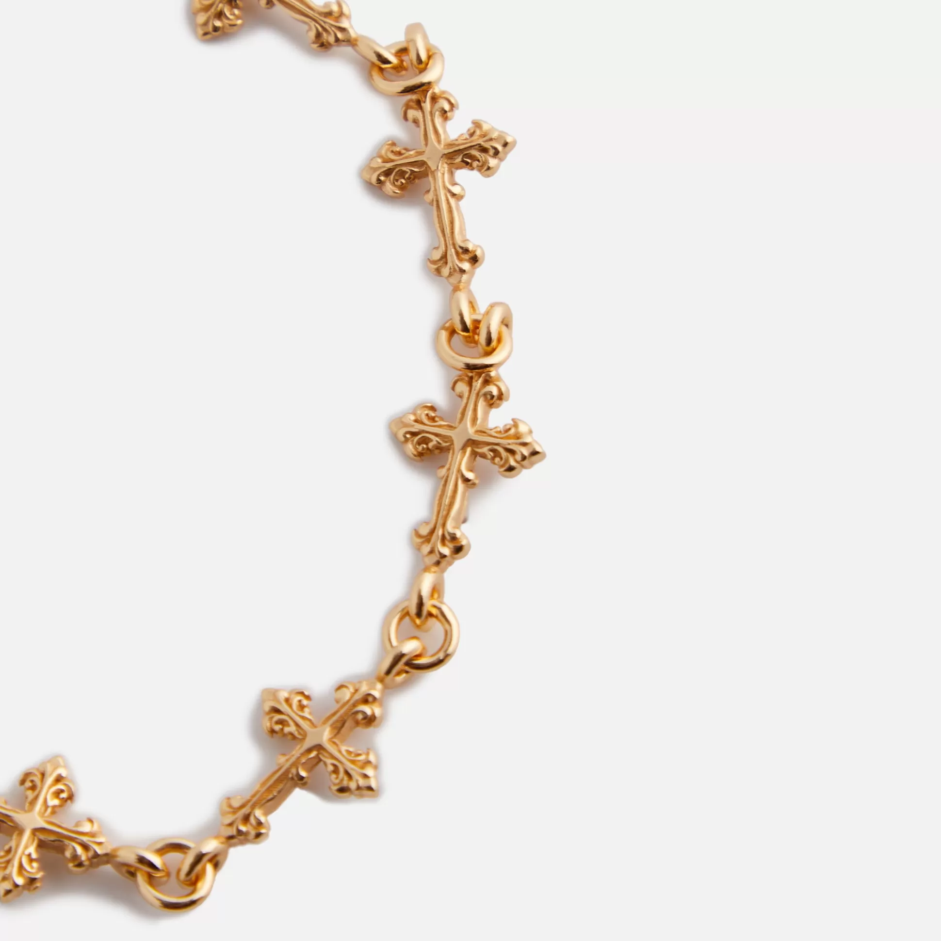 New Emanuele Bicocchi multi-cross avelli bracelet Gold