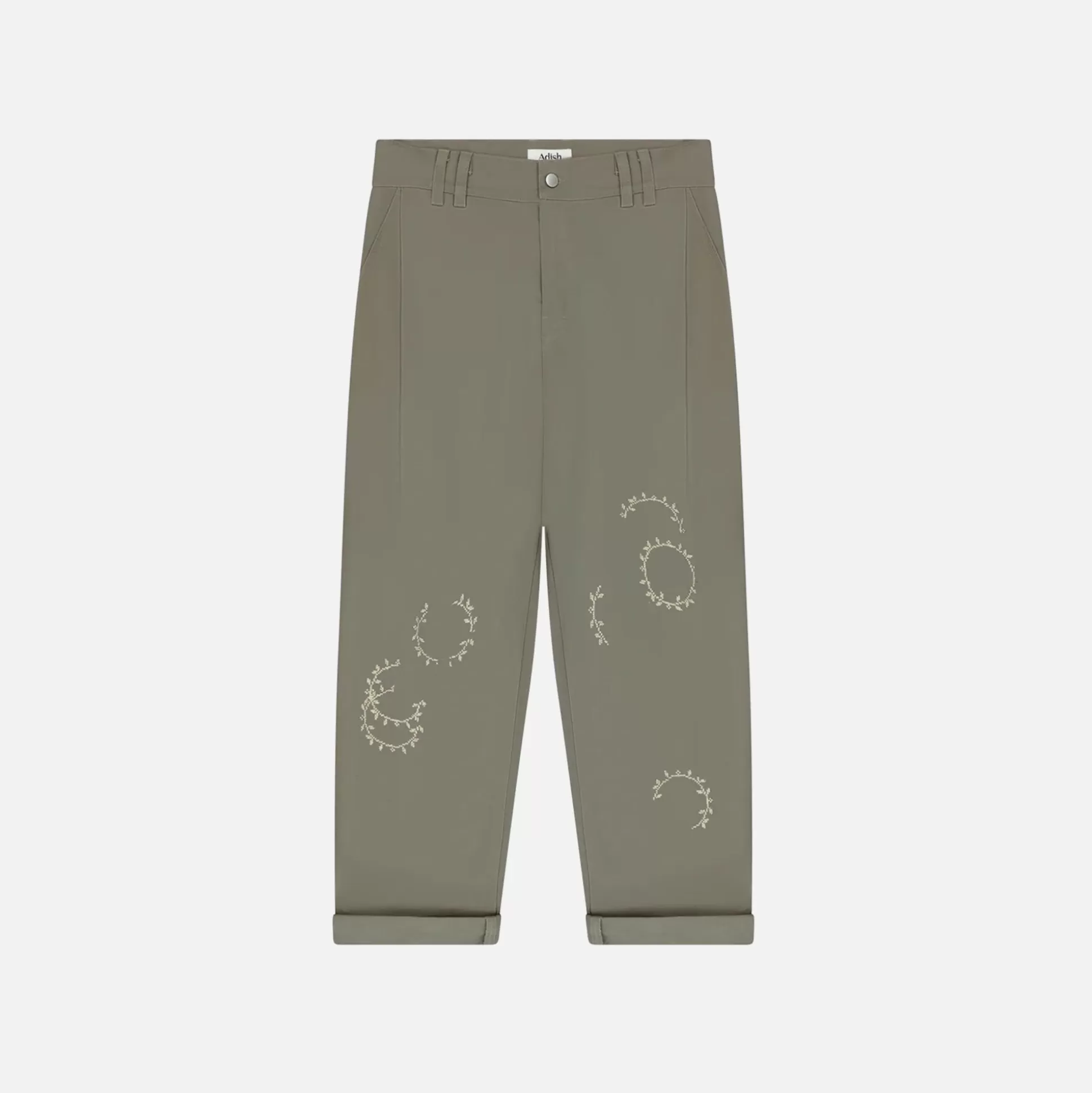 Store Adish nafnuf cotton chino pants Grey