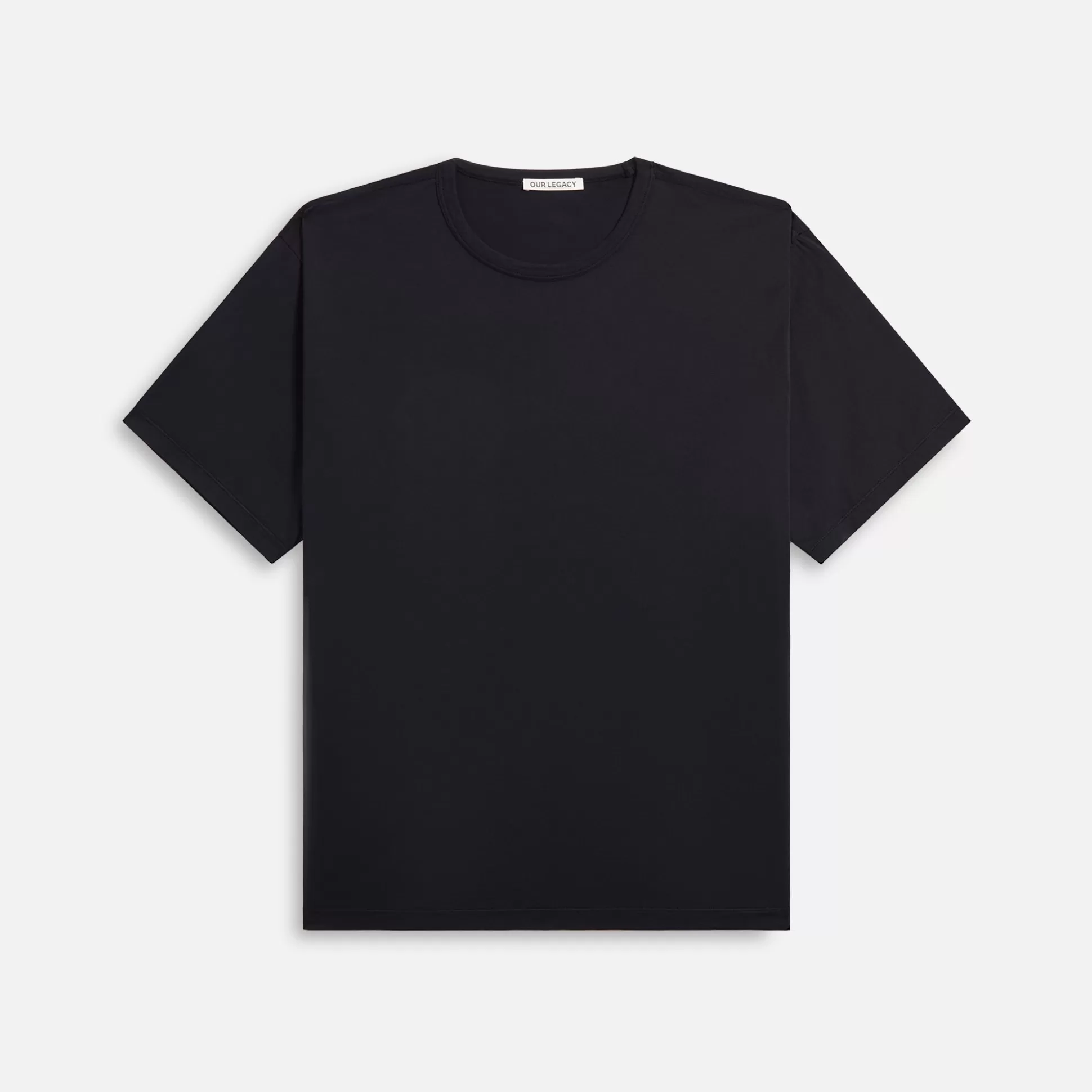 Shop Our Legacy new box tee Black Clean Jersey