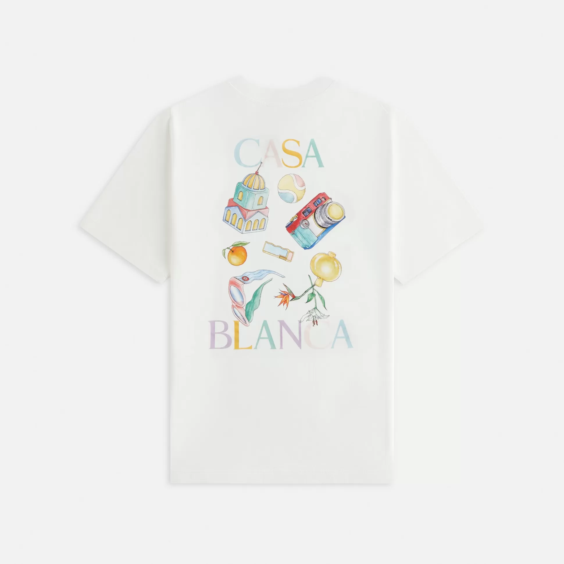 Cheap Casablanca objets en vrac tee White