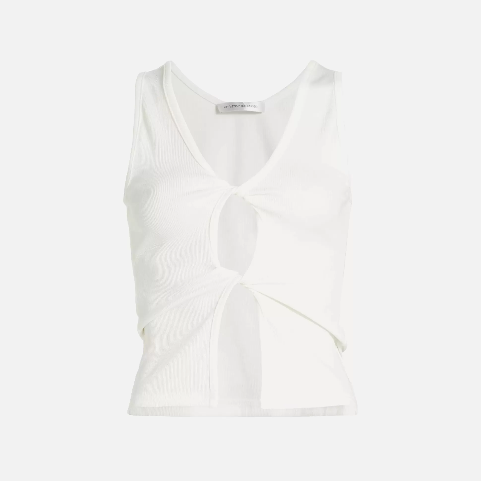 Flash Sale Christopher Esber open twist tank White