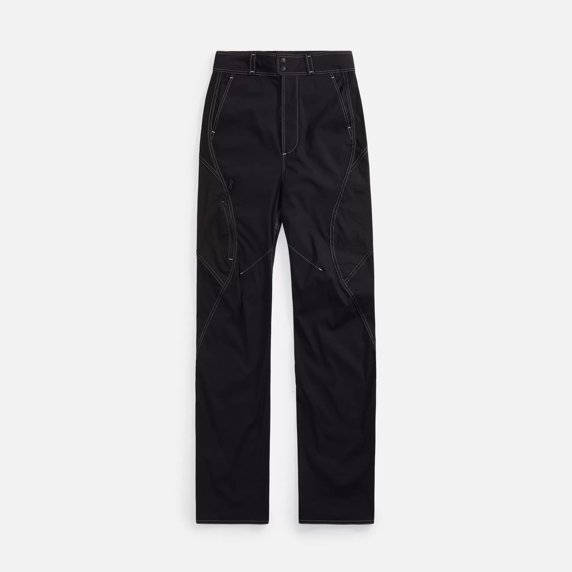 Fashion Hyein Seo paneled pants Black