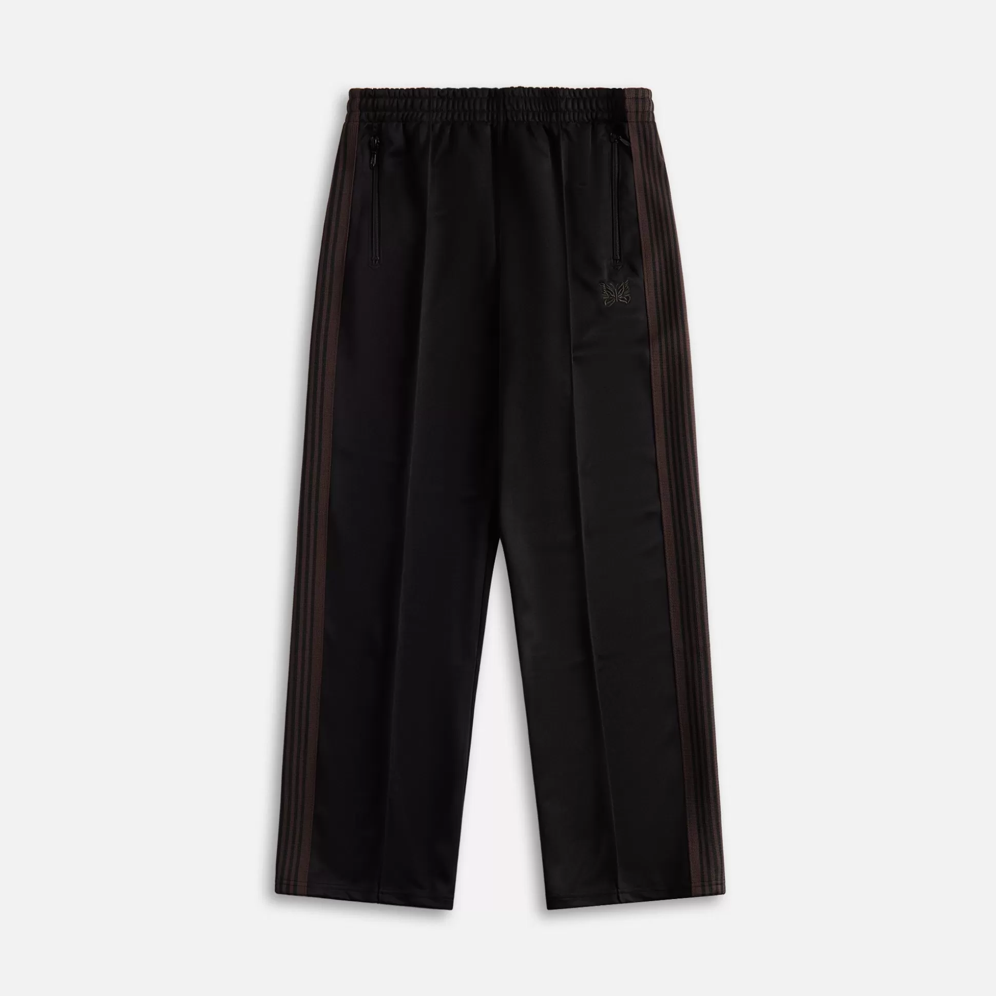 Hot Needles poly smooth track pant Black