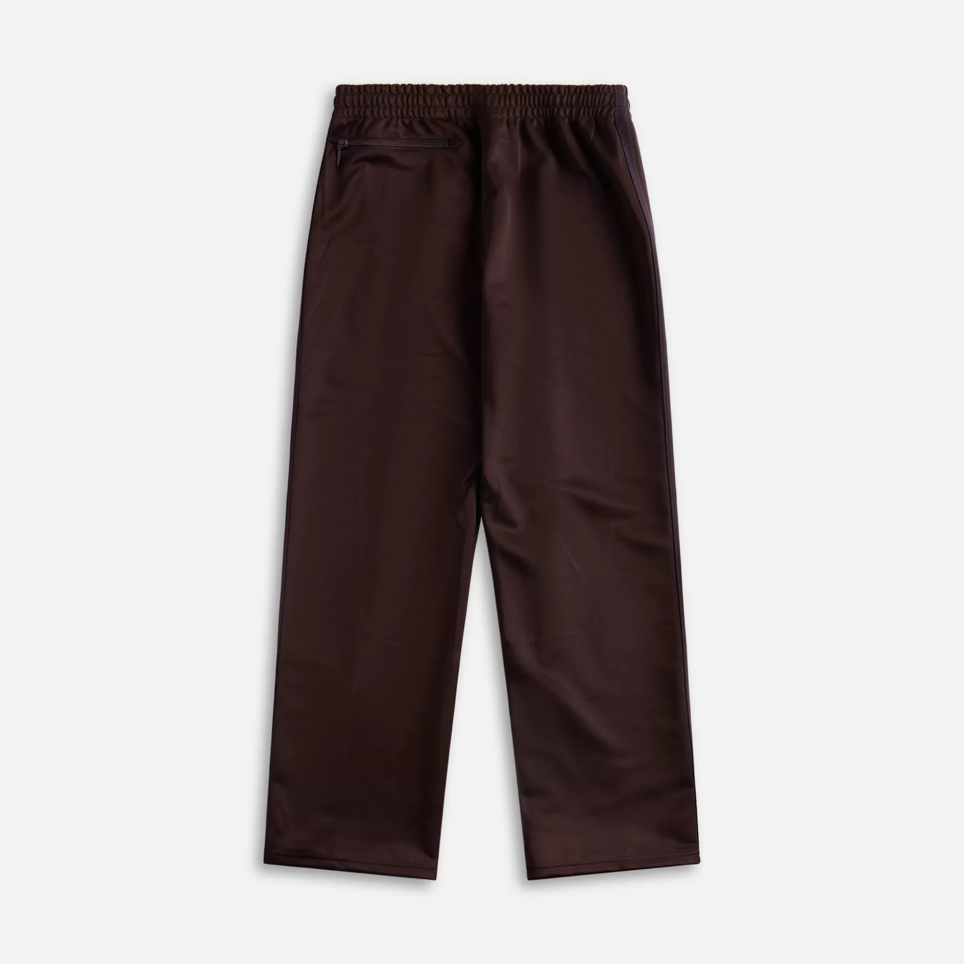 New Needles poly smooth track pant Dark Brown