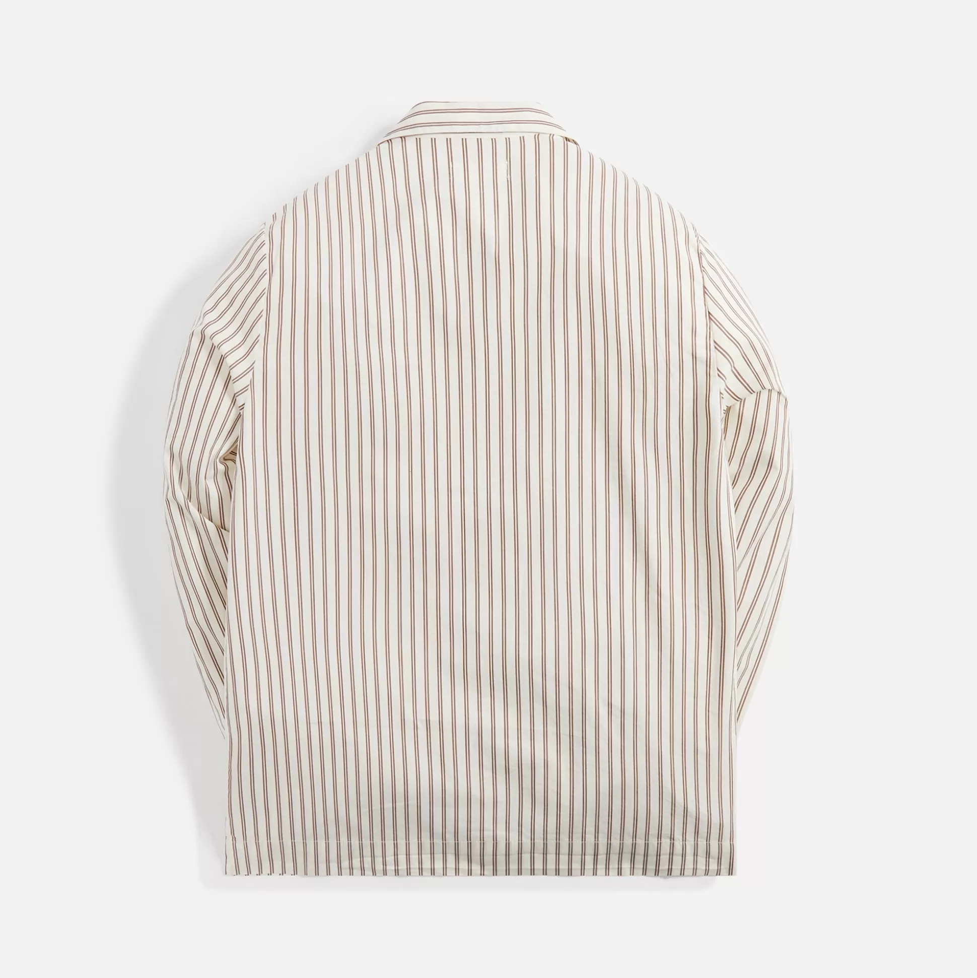 Best Tekla poplin long sleeve pajama shirt Hopper Stripes