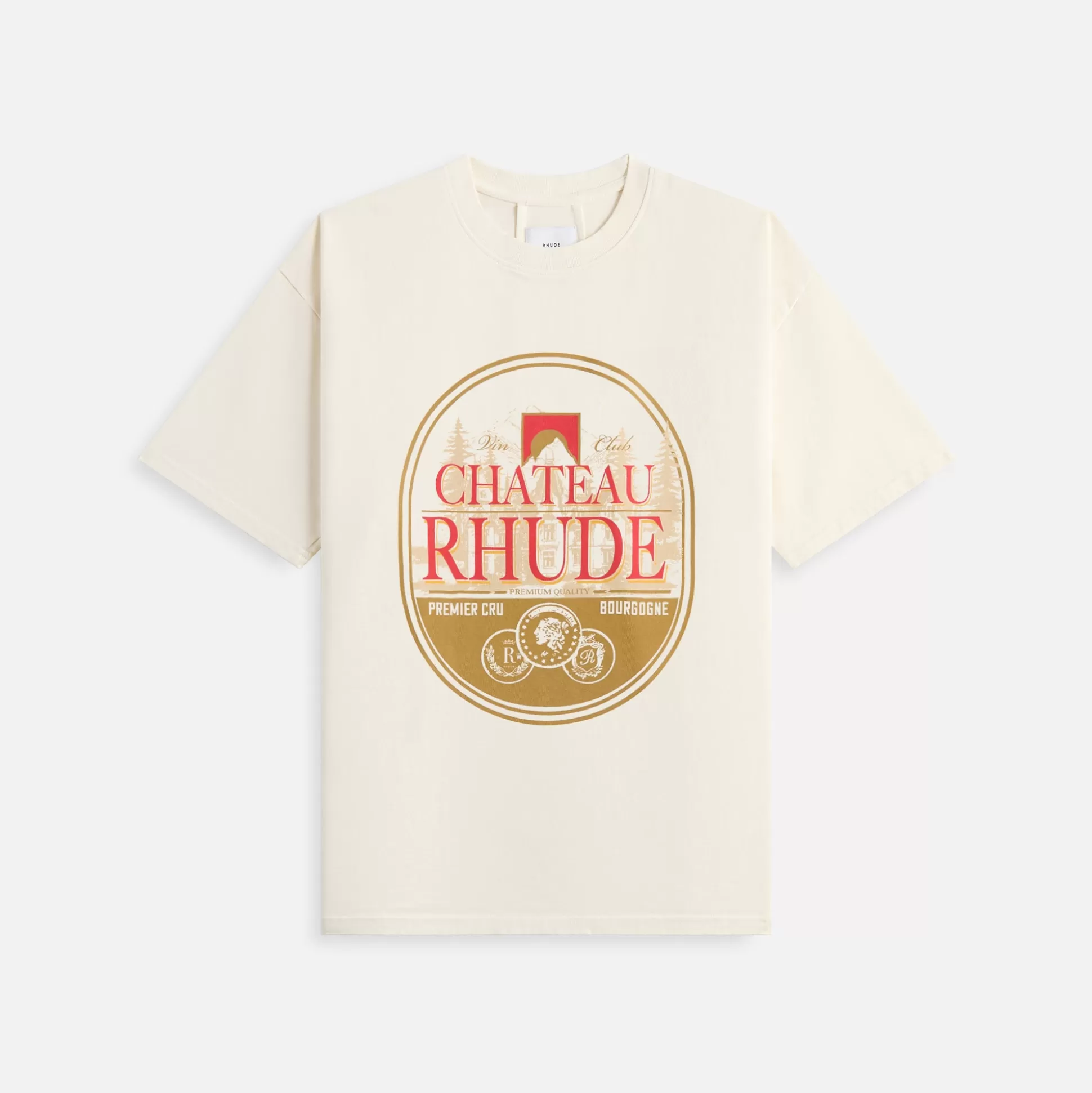 Shop Rhude premier cru tee Vintage White