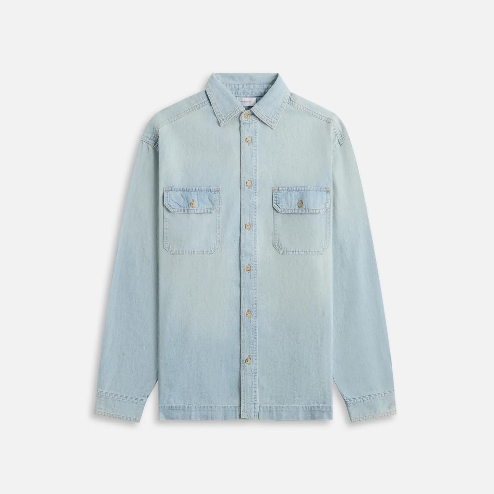 Best Sale John Elliott princeton work shirt Indigo