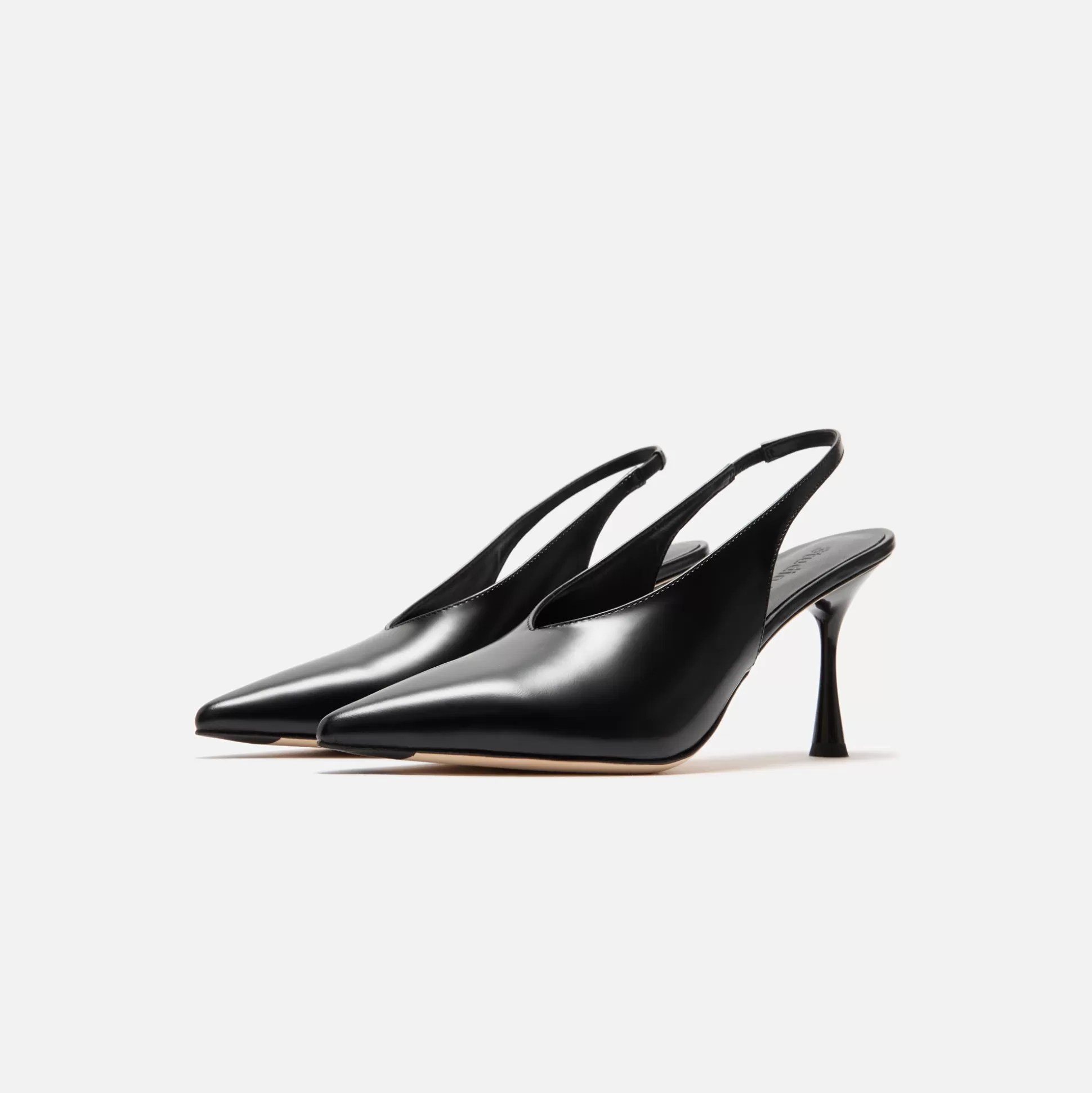 Hot Studio Amelia razor 90 slingback Black