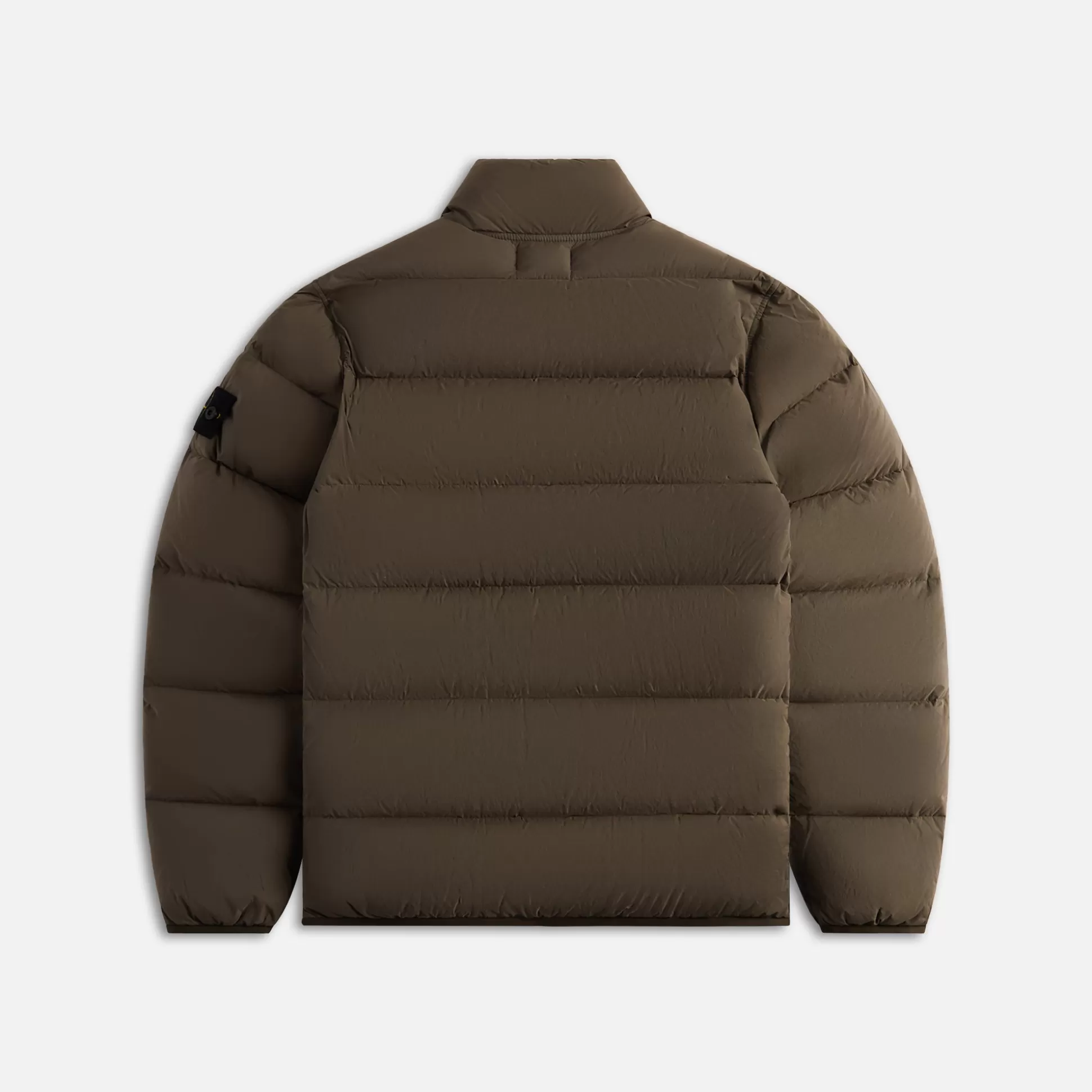 Outlet Stone Island real down jacket Walnut