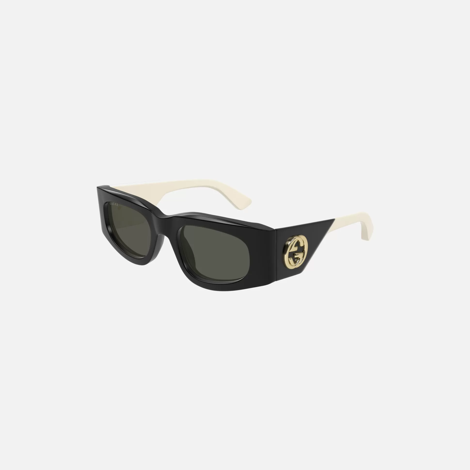 Online Gucci rectangular gg frame Black