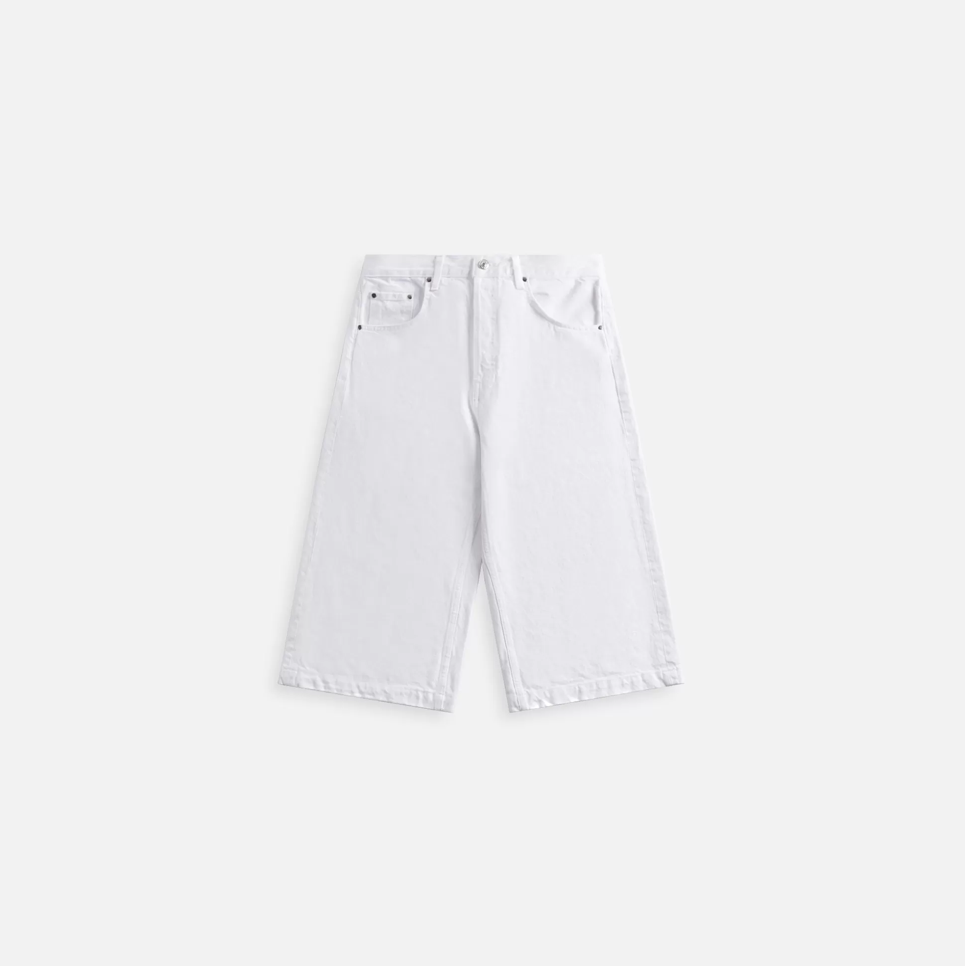 Hot EB Denim rizu short White