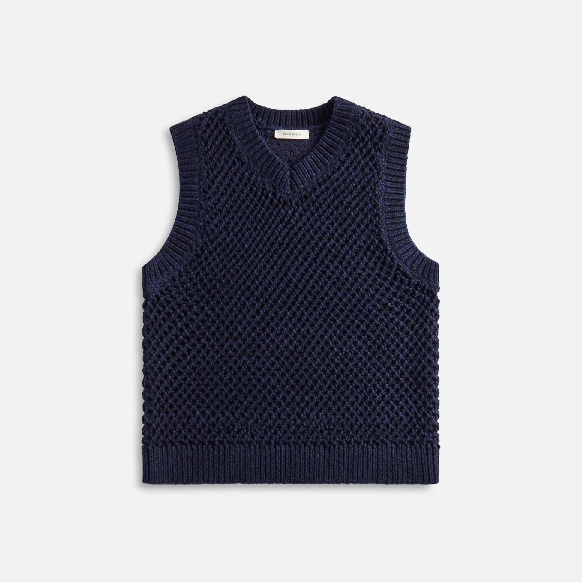 Best Craig Green rope knit vest Navy