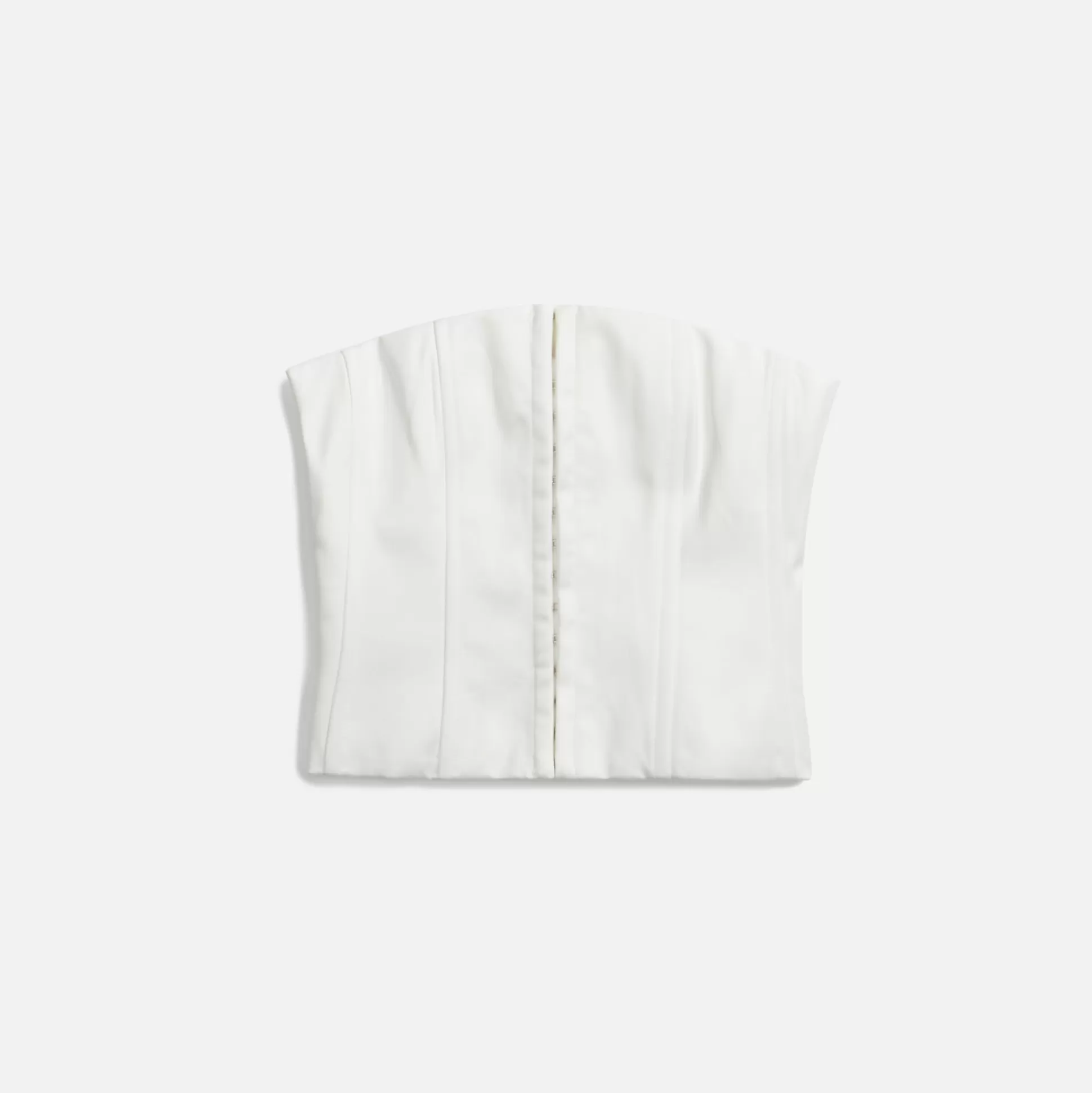 Shop GUIZIO satin corset White