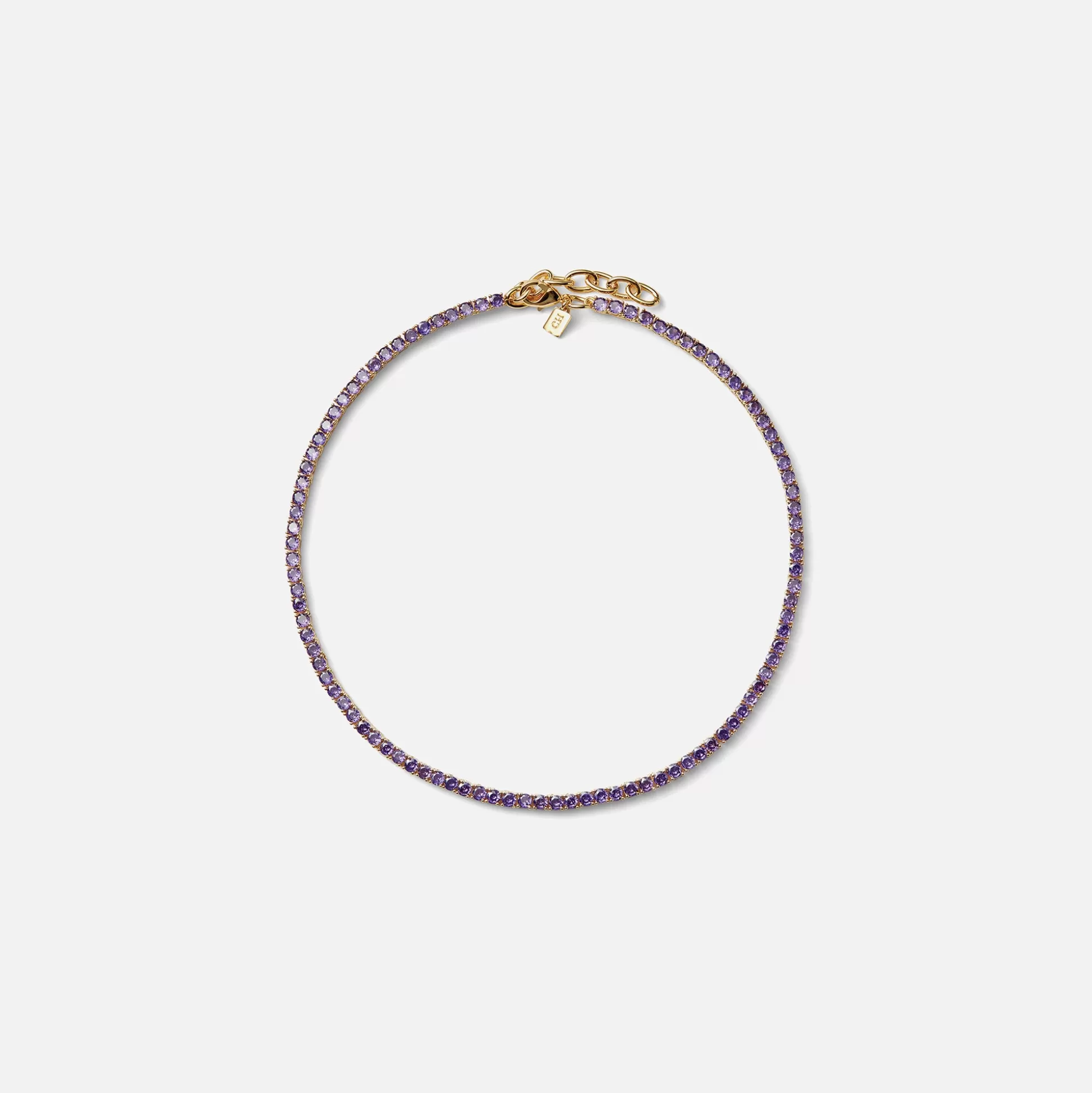 Hot Crystal Haze serena necklace Lavender