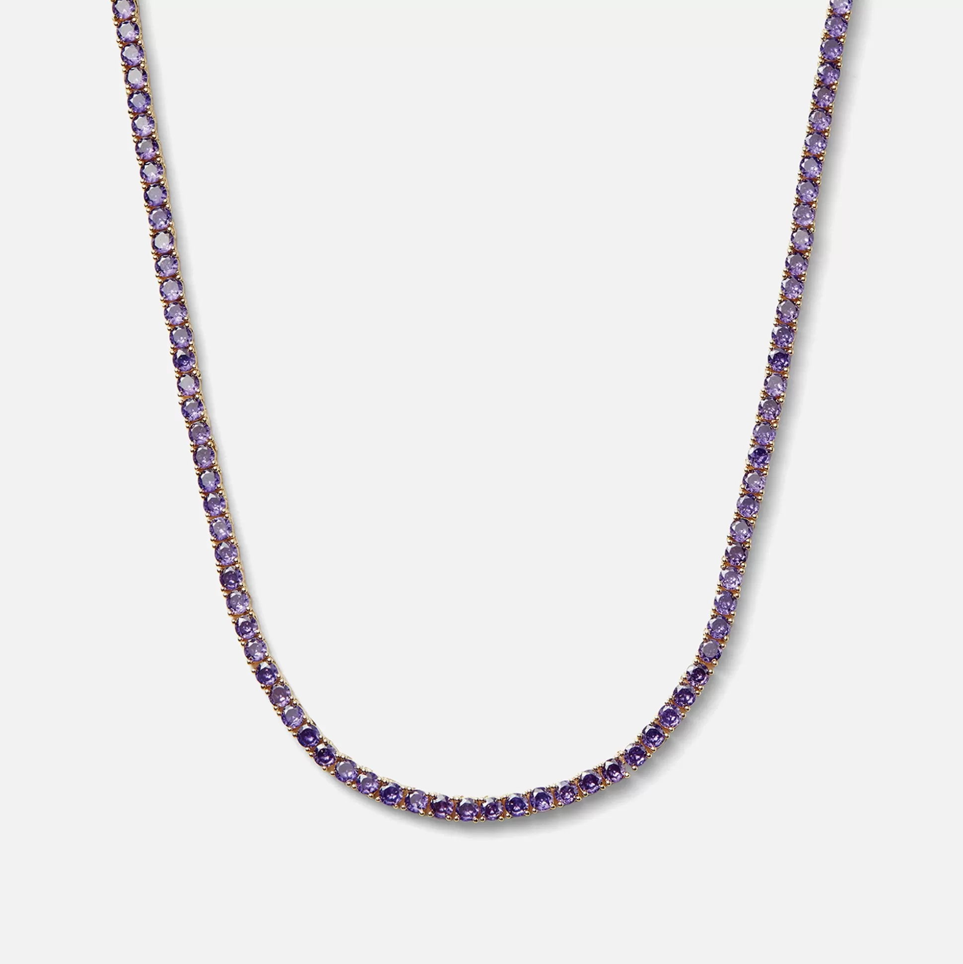 Hot Crystal Haze serena necklace Lavender