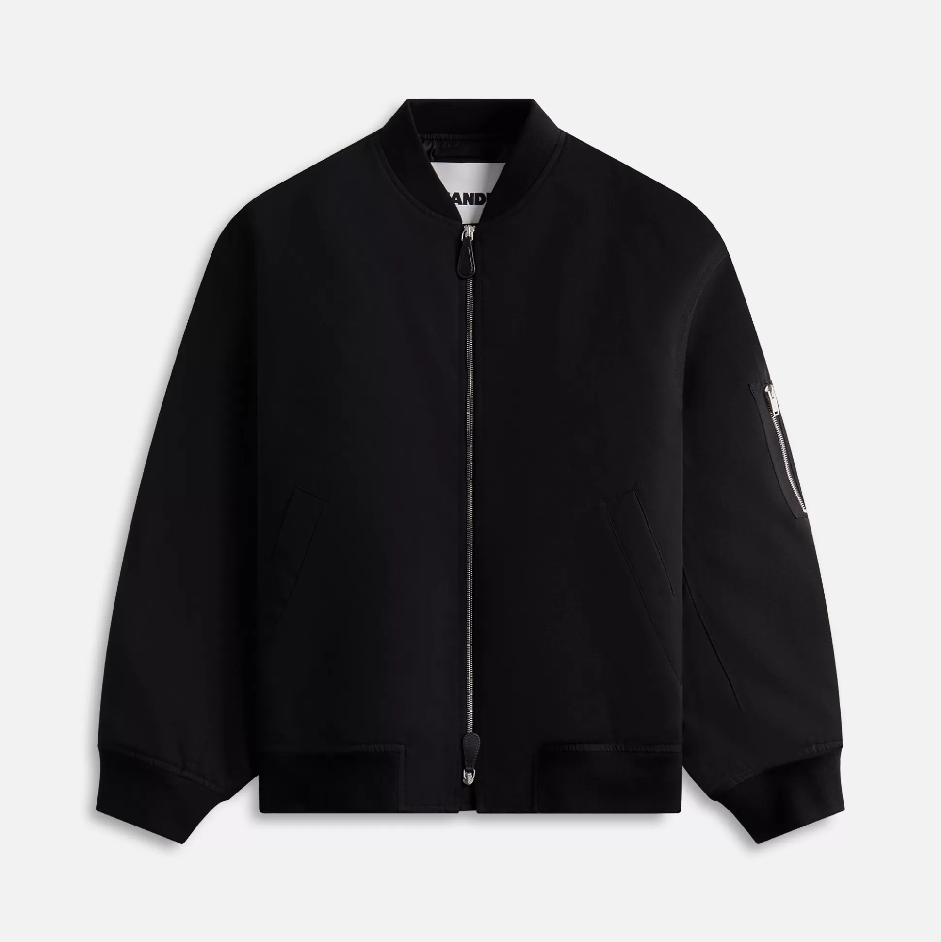 Best Sale Jil Sander sharp wool gabardine blouson Black