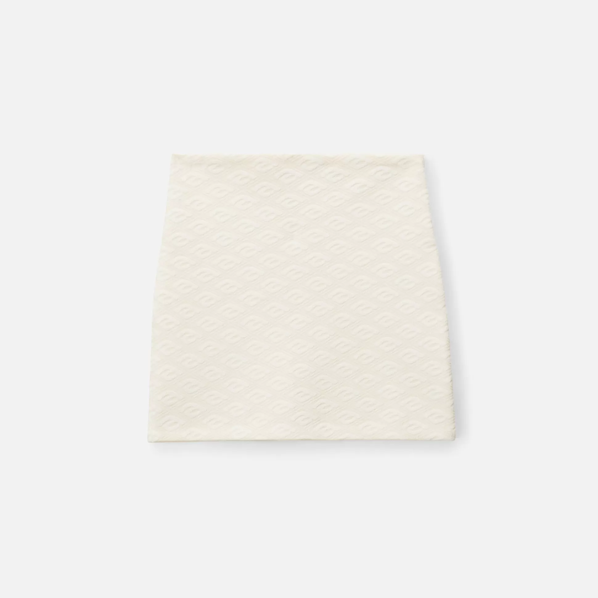 Hot T by Alexander Wang skewed logo jacquard mini skirt Bone