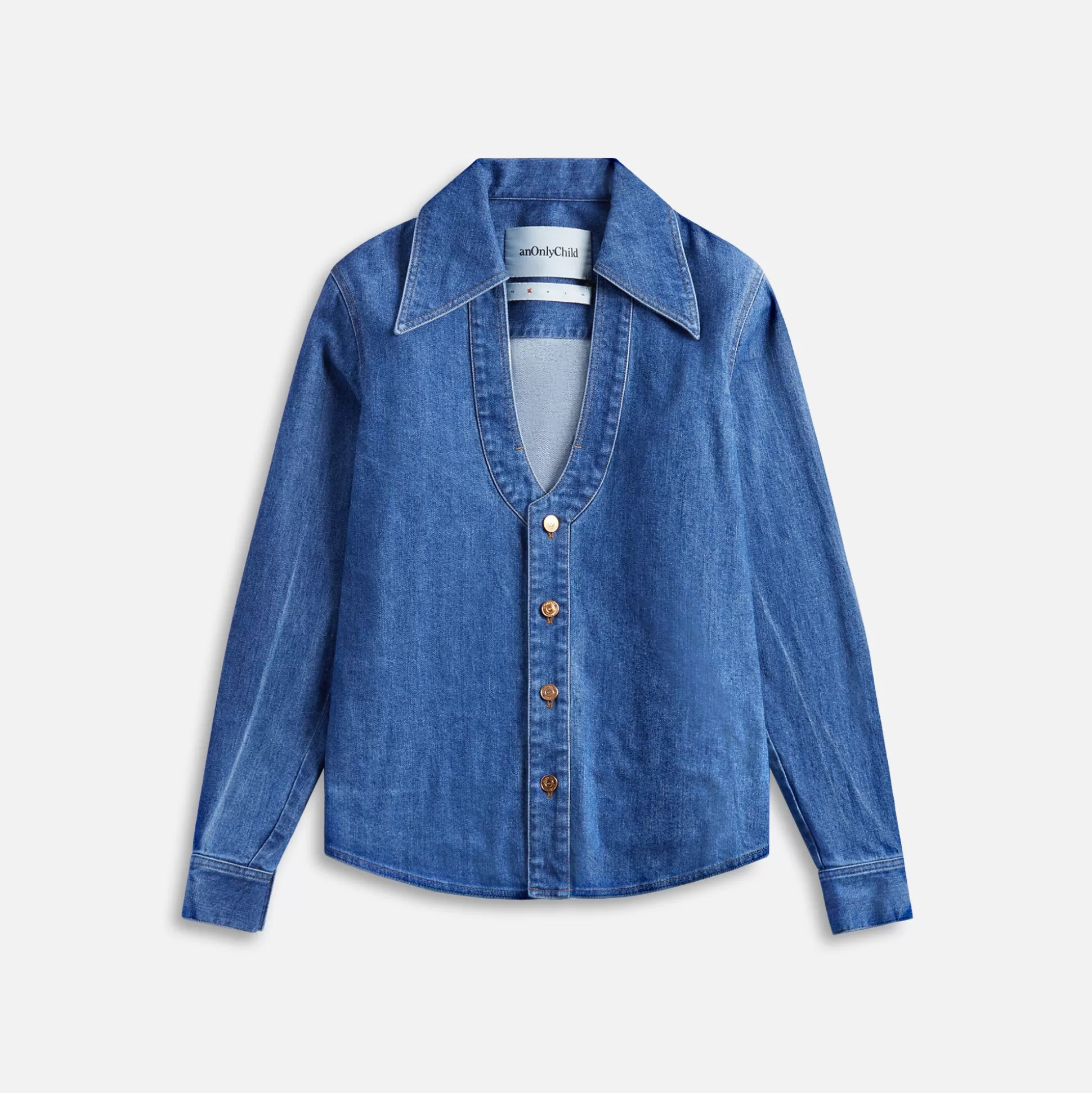 Store anOnlyChild st elizabeth shirt Indigo