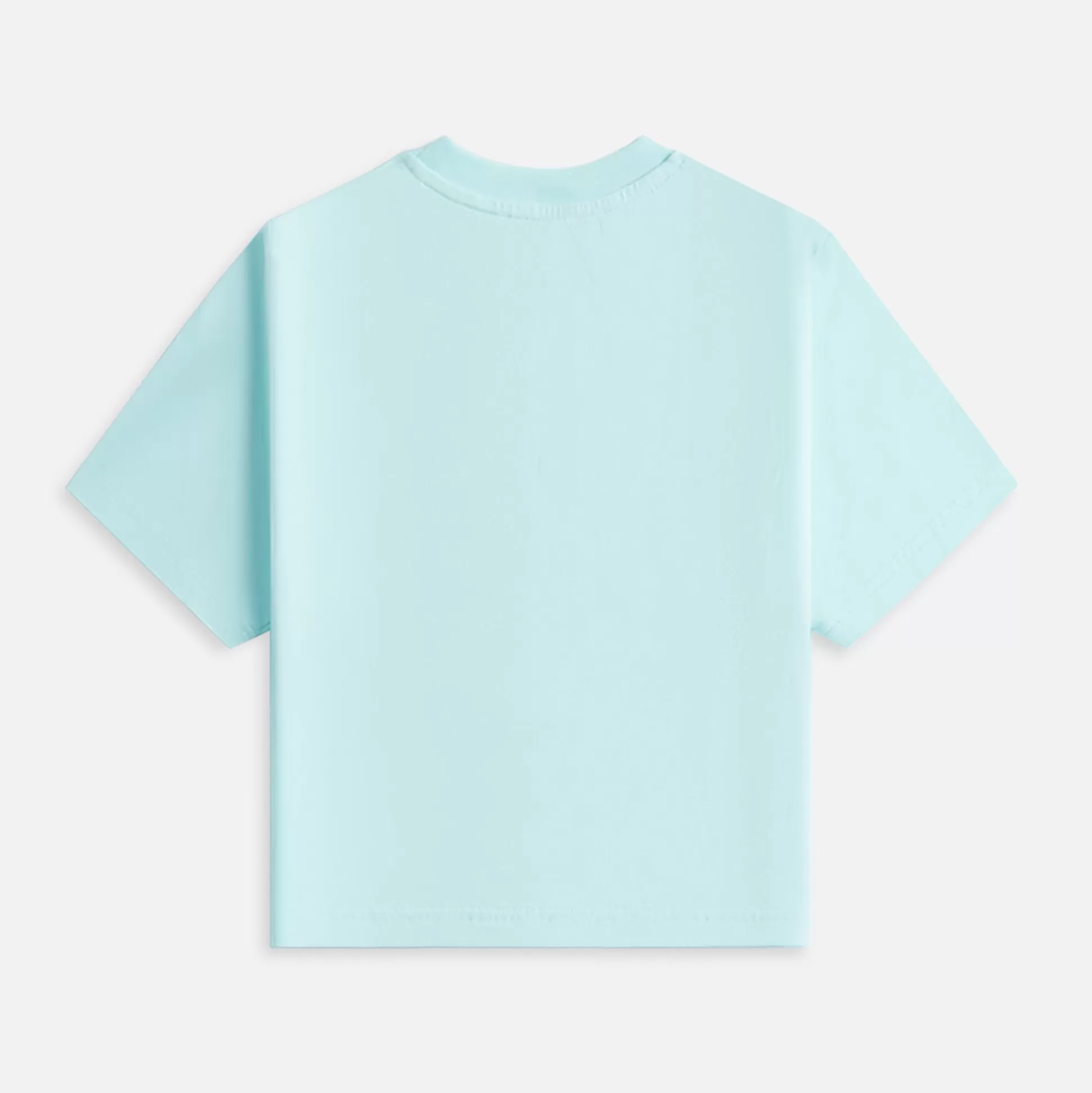 Fashion Casablanca stacked logo printed baby tee Blue