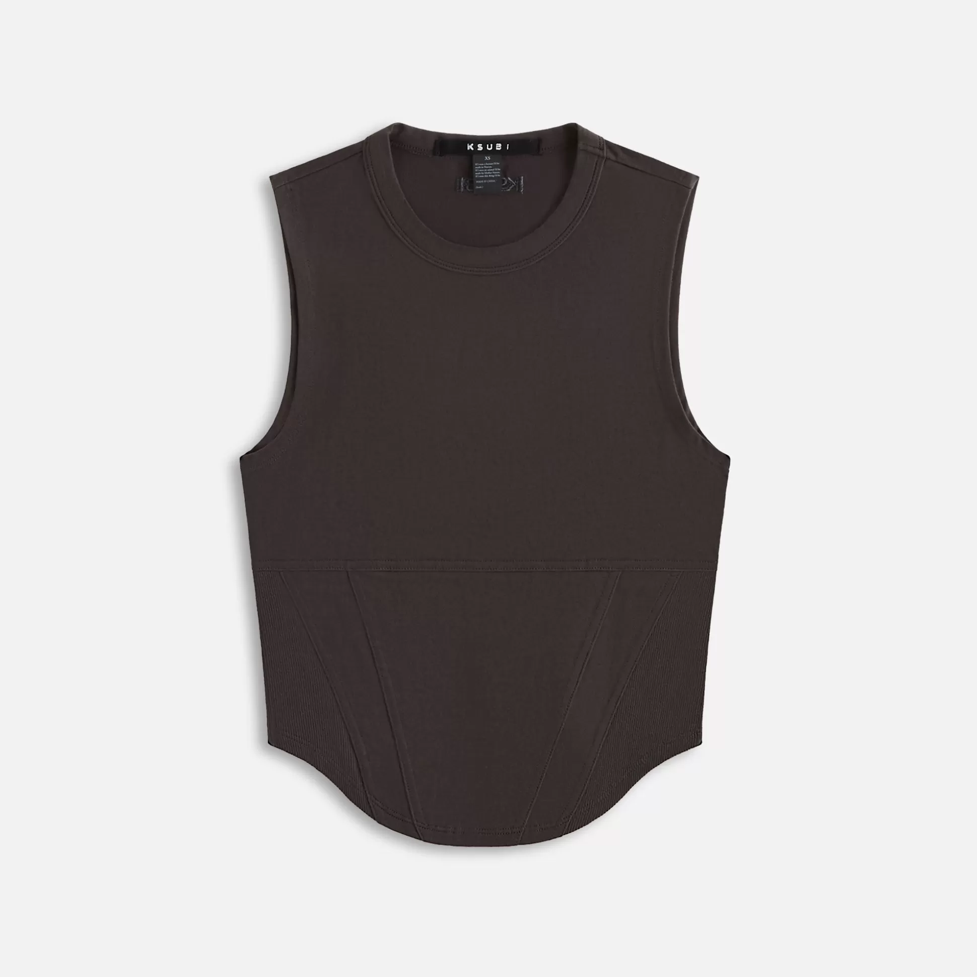 Best Ksubi staged tank Washed Black