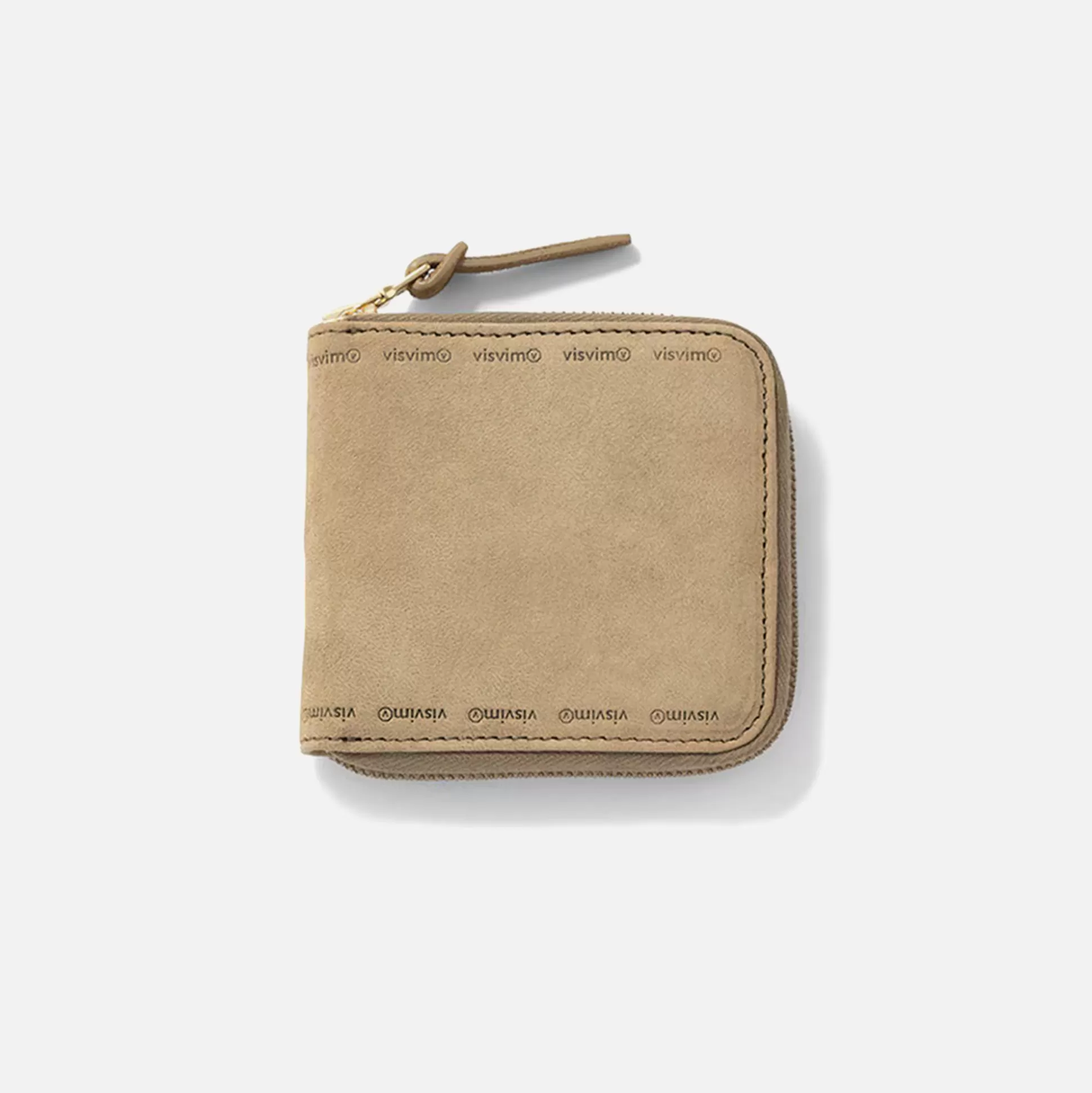 Hot Visvim suede bi-fold wallet Khaki