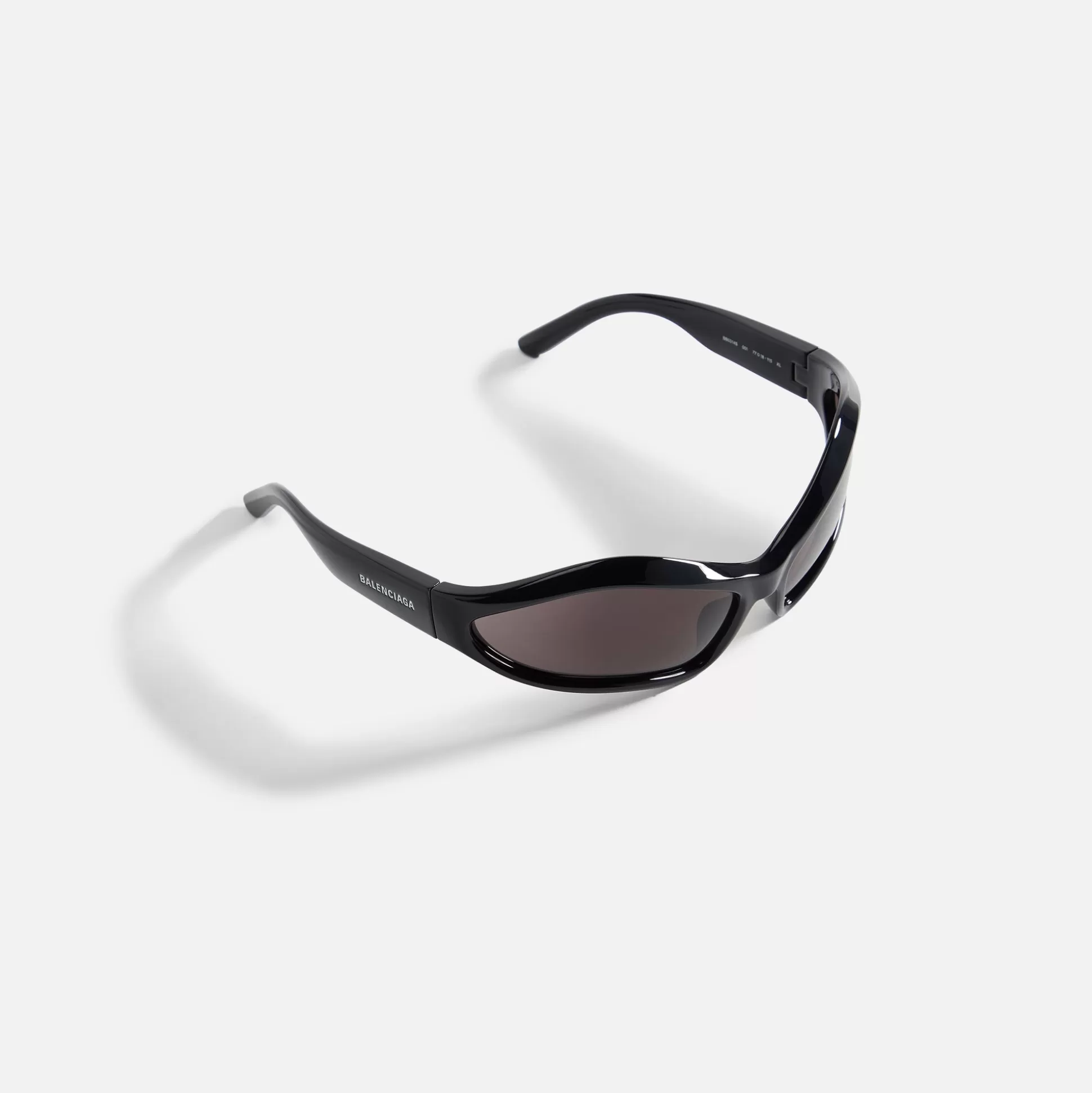 Best Balenciaga 77 sunglass unisex bio injection Black