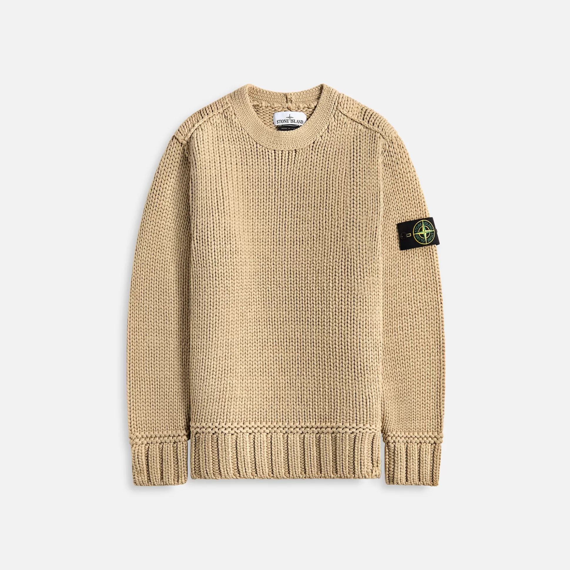 Outlet Stone Island sweater Biscuit