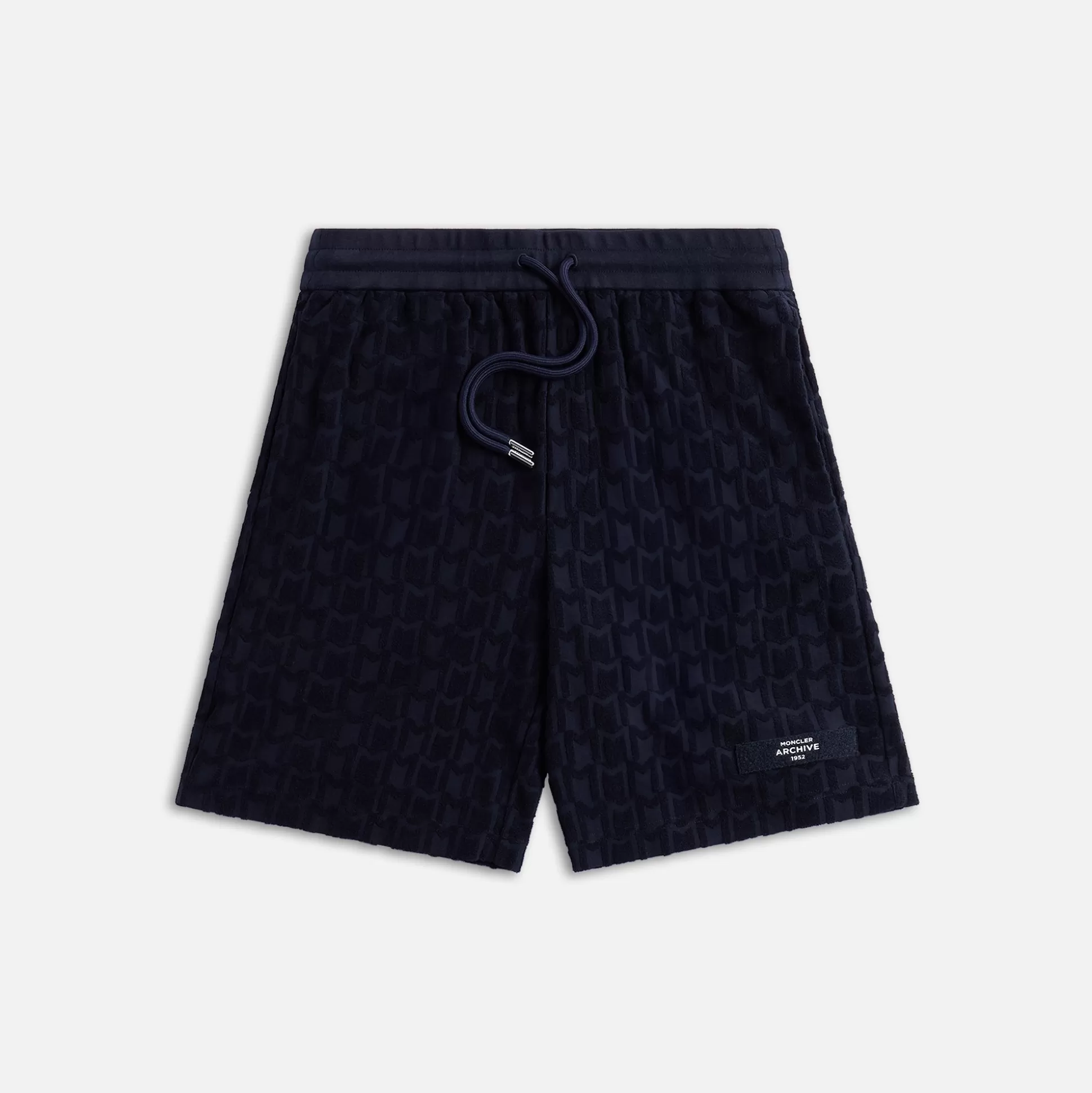 Discount Moncler terry shorts Night Blue