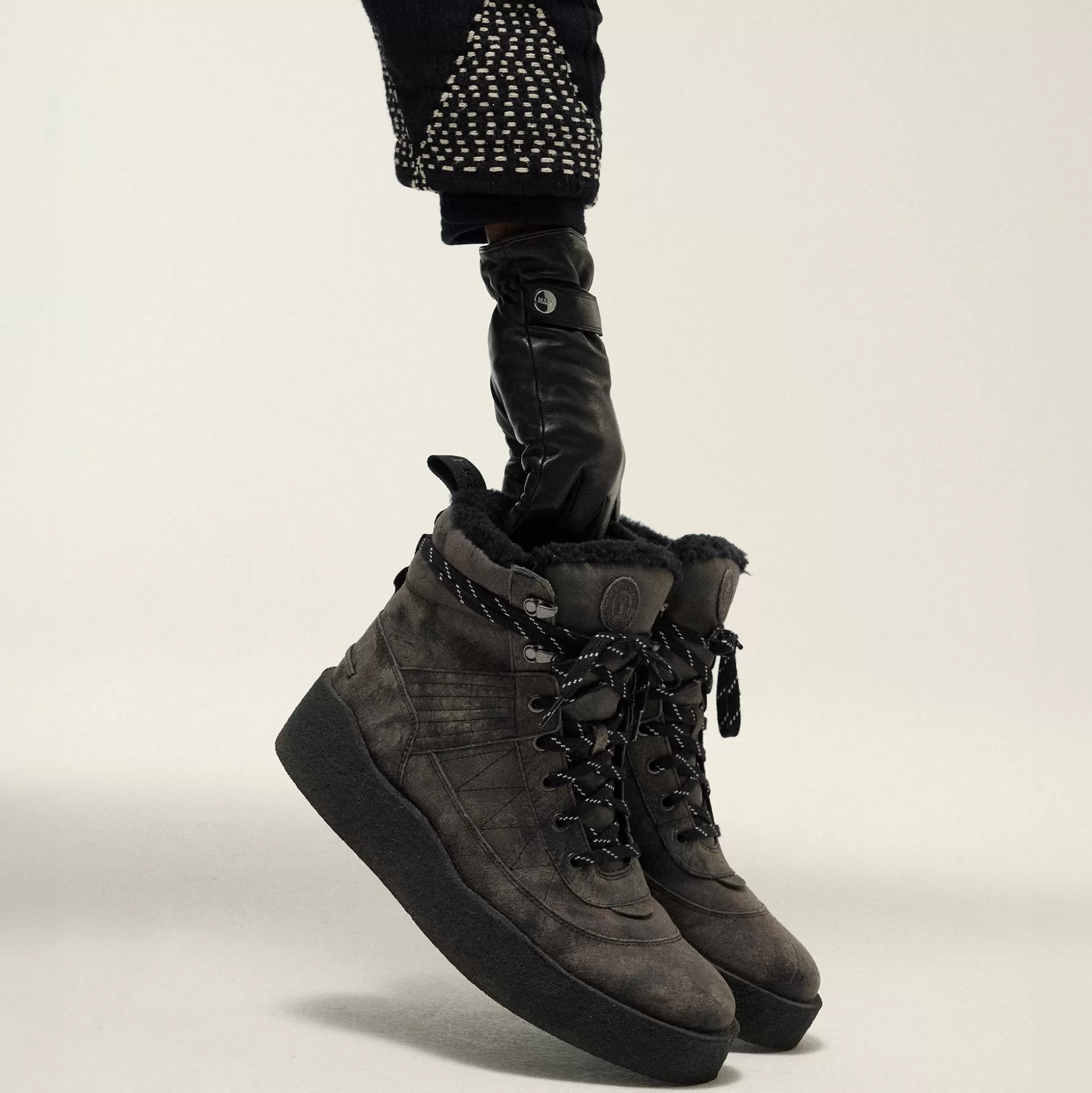 Shop Kith 8th St by Ronnie Fieg for Clarks Originals Rushden Boot Smoke Grey