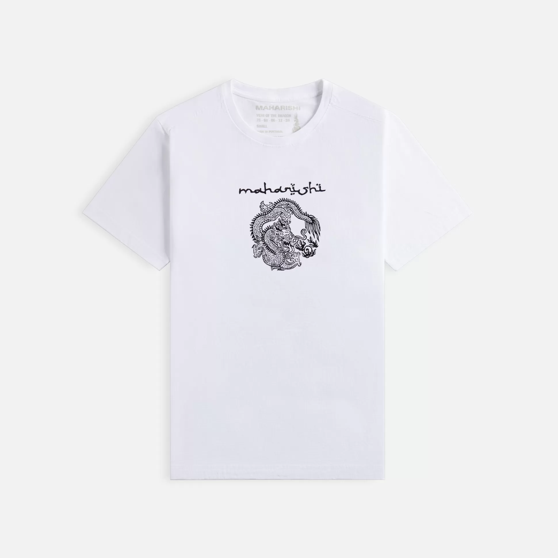 Best Sale Maharishi thar dragon embroidered tee White