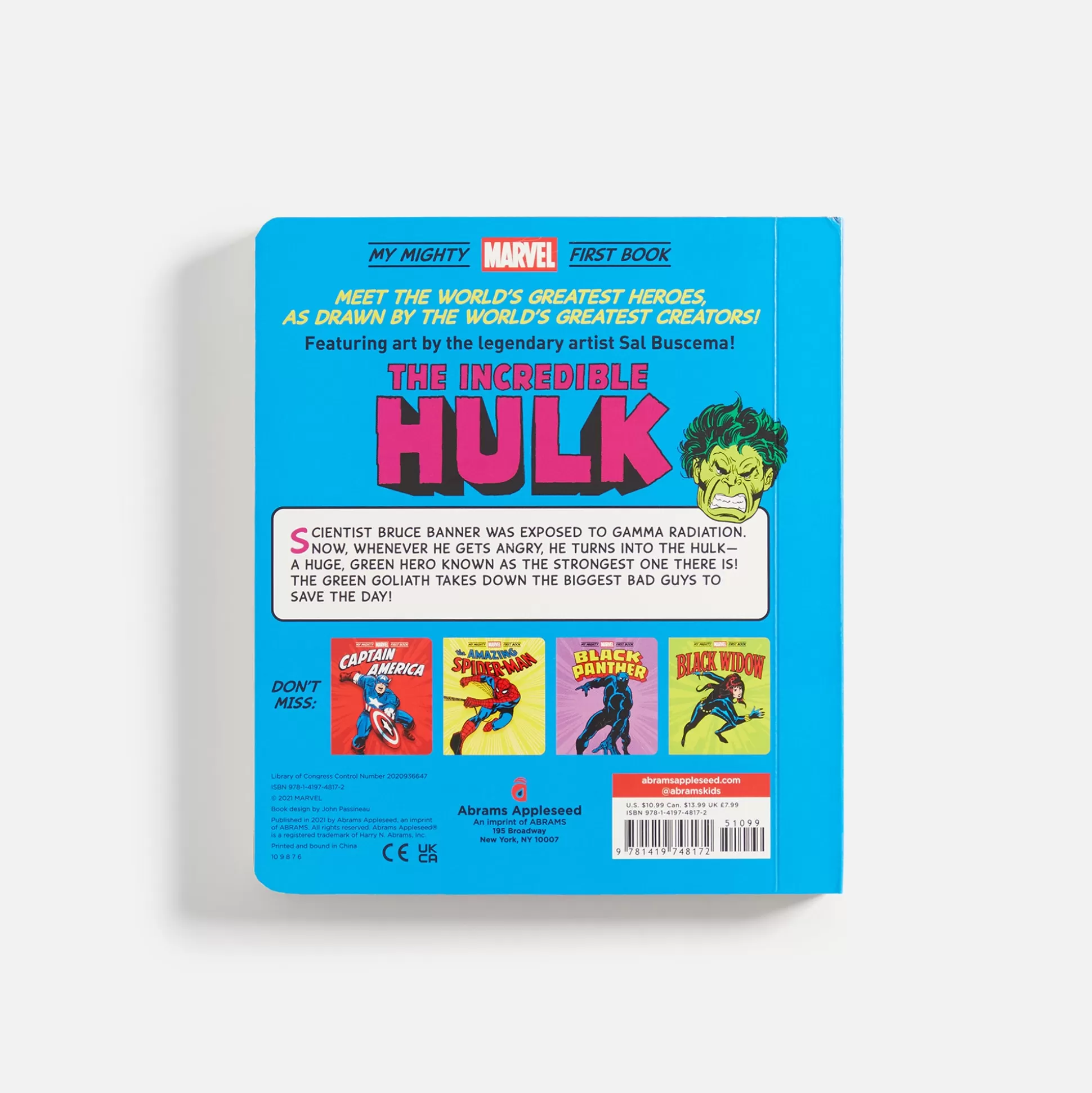 Cheap Abrams the incredible hulk: my mighty marvel first book