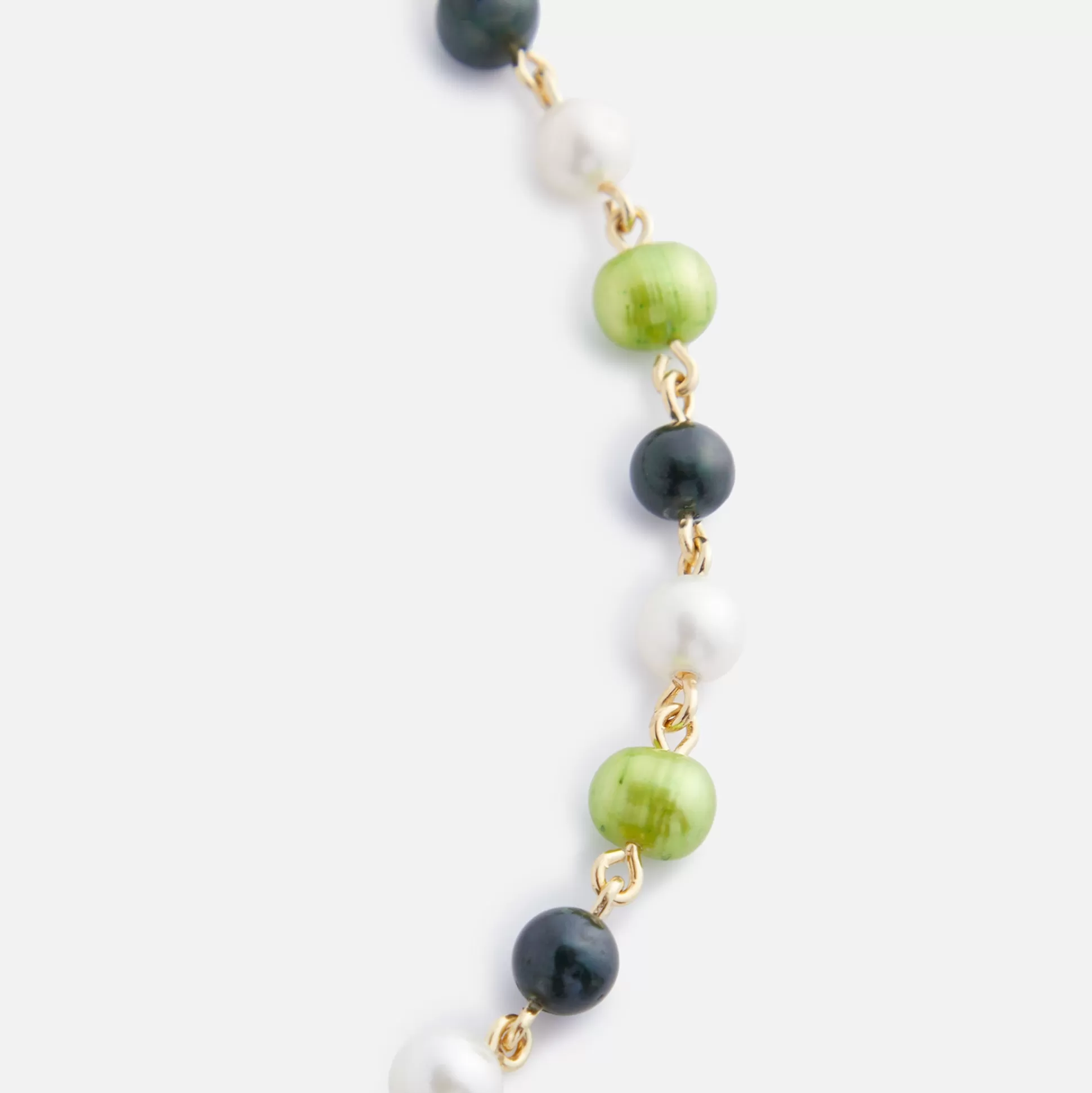 Cheap VEERT the single freshwater pearl necklace Multi Green