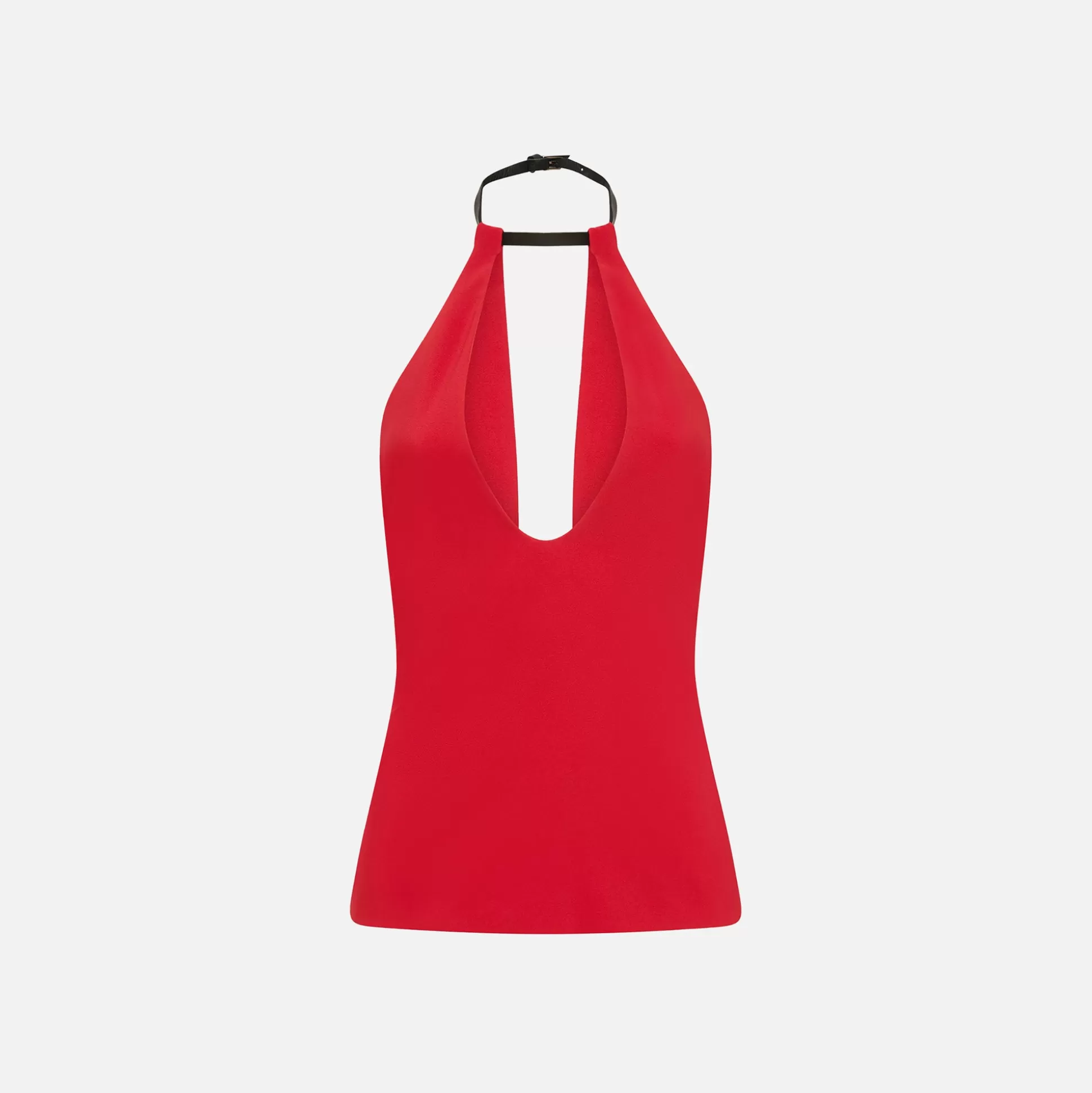 New The Attico top Vibrant Red