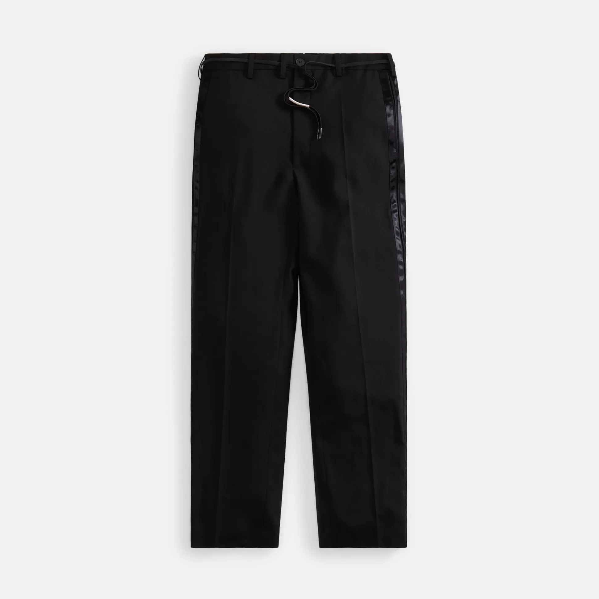 Store Marni tropical wool trousers Black