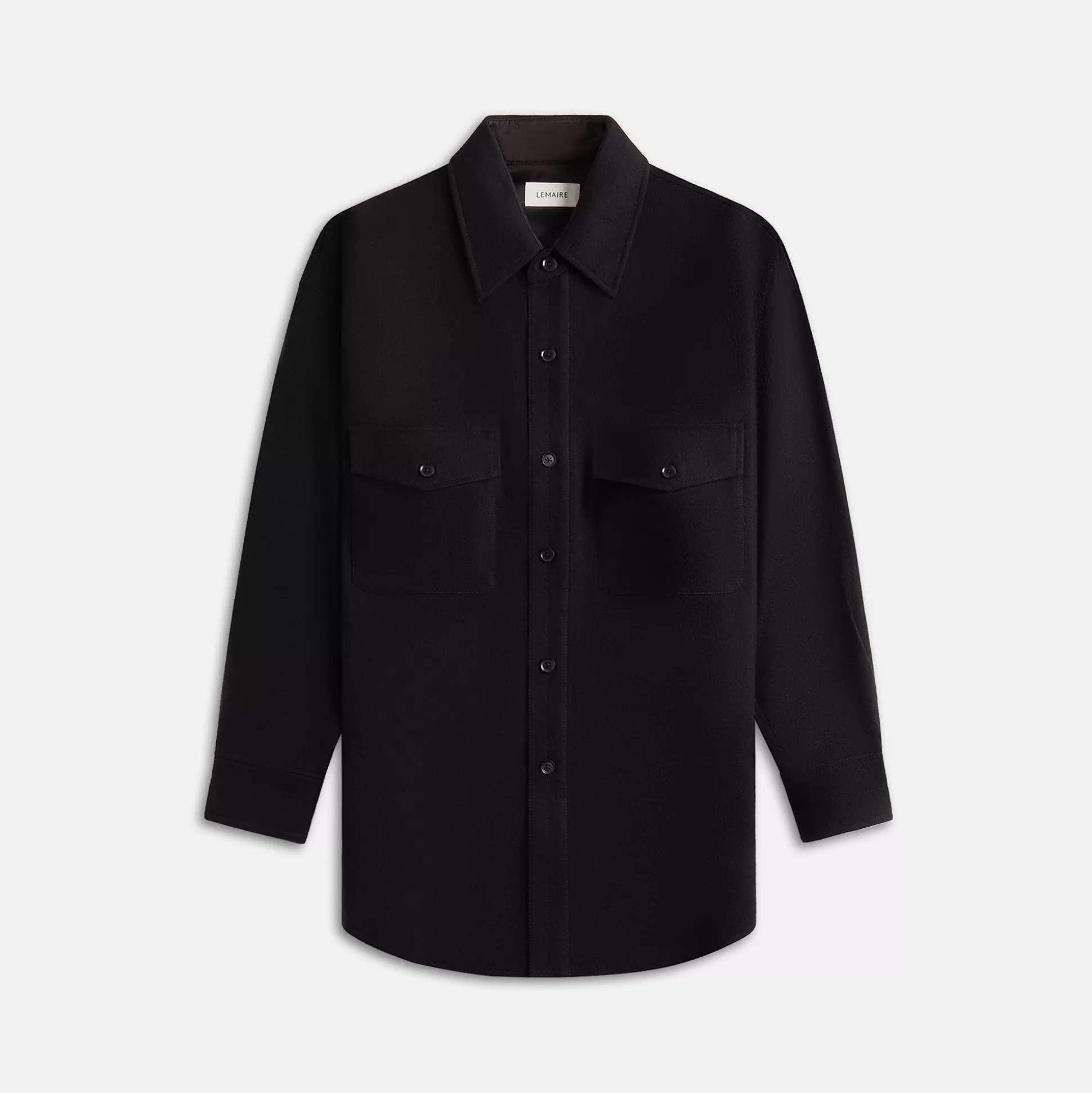 Flash Sale Lemaire two pockets overshirt Black