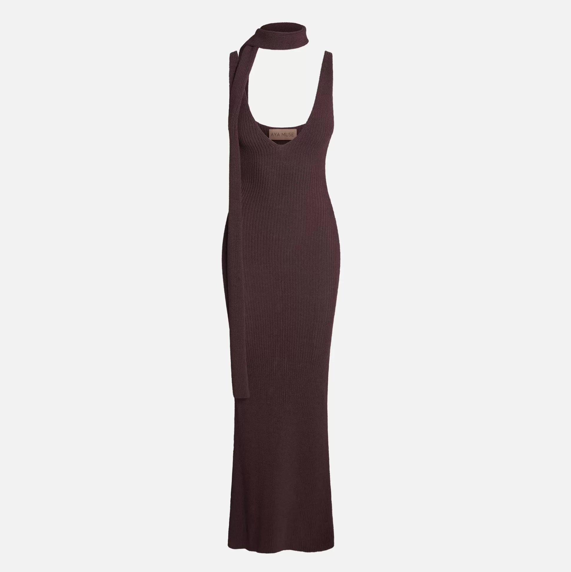 Shop Aya Muse vega dress Fig